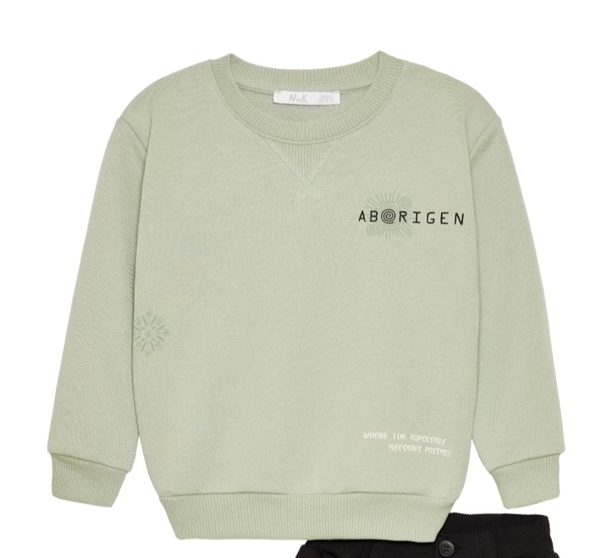 N&K KIDS ABORIGEN SWEAT YEŞİL