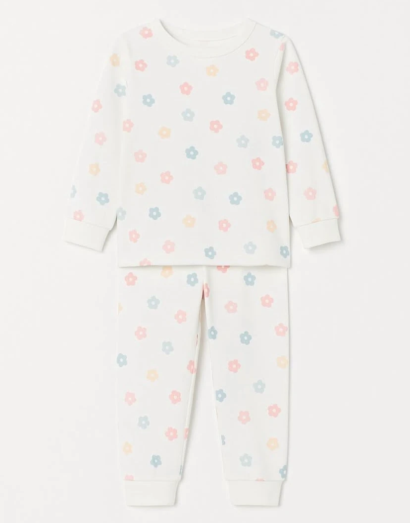 Littlelune Pijama Takımı  Beyaz 