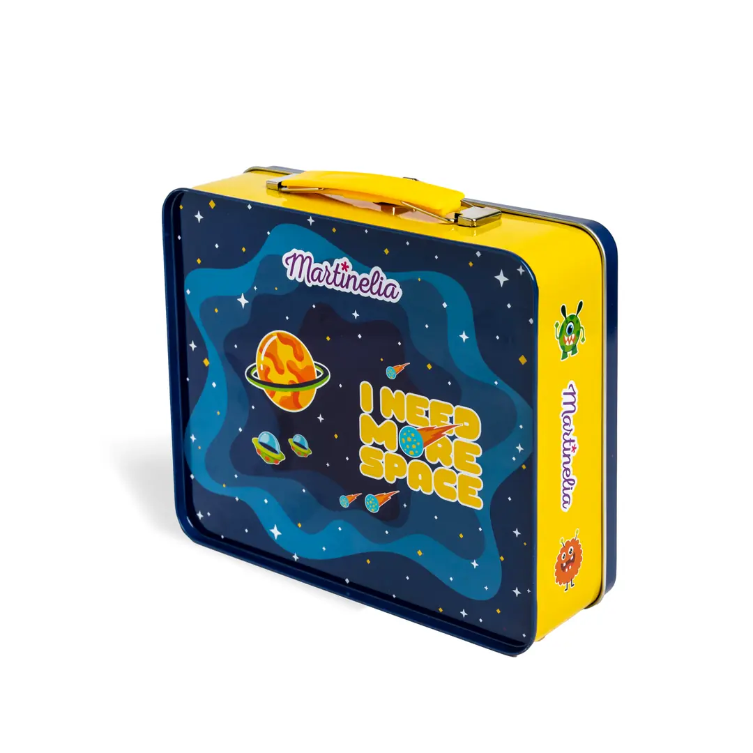 Martinelia Space Erkek Çocuk Metal Kutulu Şampuan ve Parfüm Banyo Seti