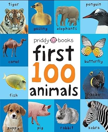 Priddy Books Soft To Touch Baby | First 100 Animals (Large Ed)