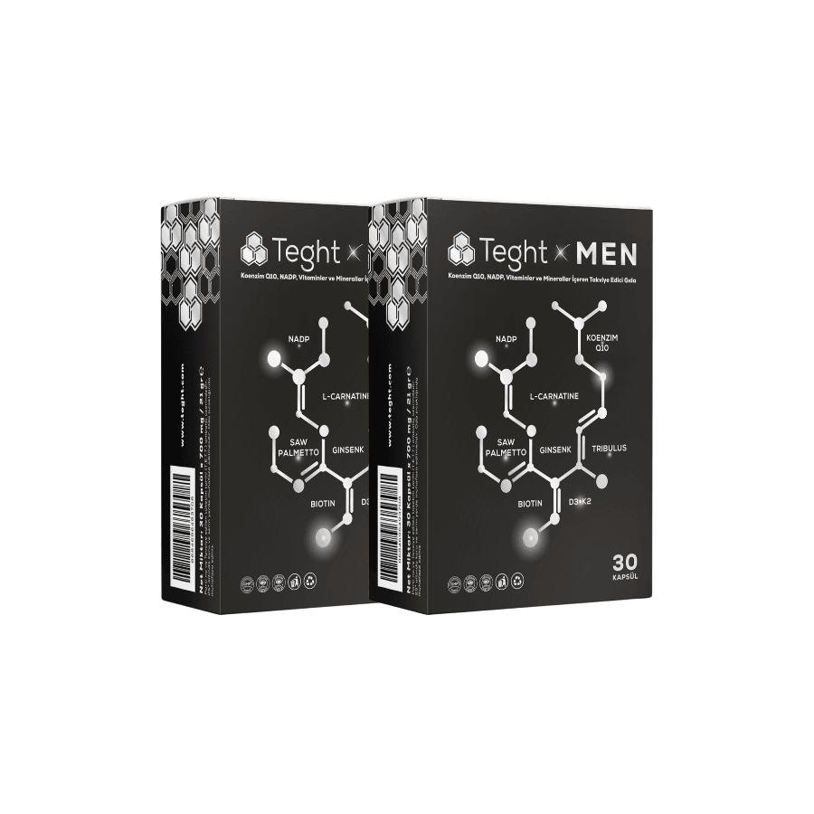 TEGHT Men Güç İkilisi – 2 x 30 Kapsül Erkekler İçin Multivitamin & Mineral Takviyesi main variant image