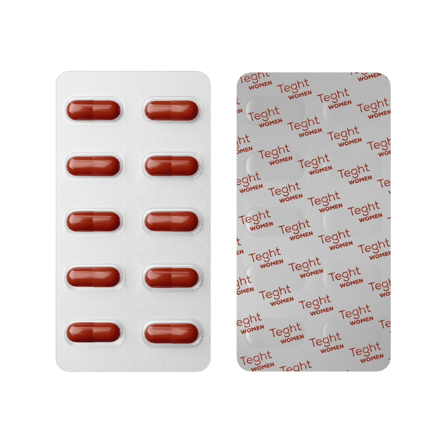 TEGHT Women Işıltı İkilisi – 2 x 30 Kapsül Kadınlar İçin Multivitamin & Mineral Takviyesi