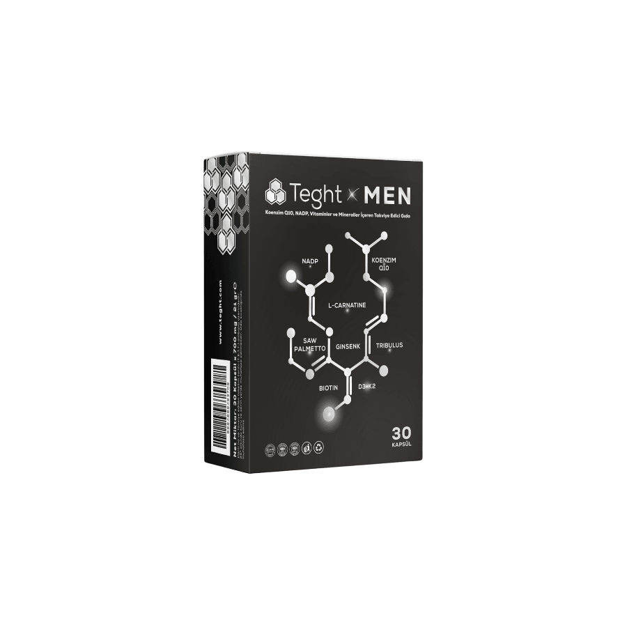 TEGHT Men 30 Kapsül – Erkekler İçin Multivitamin & Mineral Takviyesi main variant image