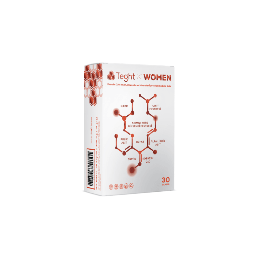 TEGHT Women 30 Kapsül – Kadınlar İçin Multivitamin & Mineral Takviyesi main variant image