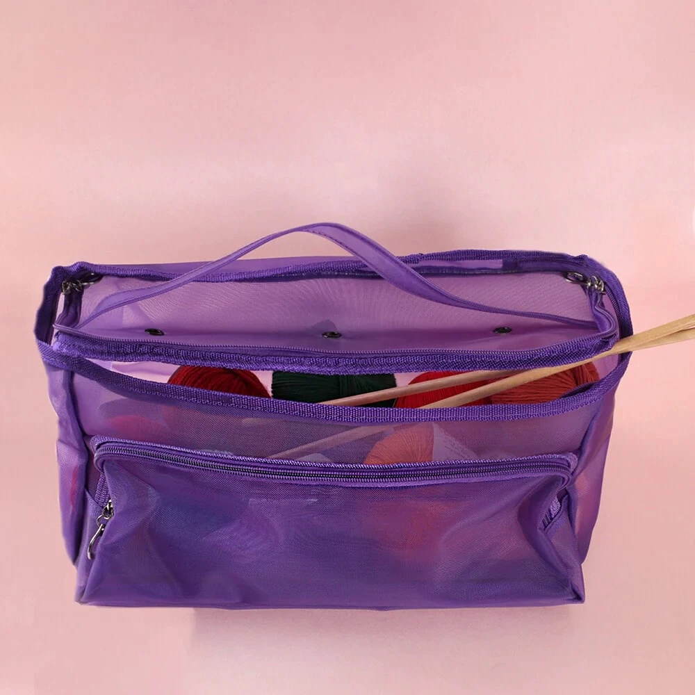 ŞEFFAF ÖRGÜ ÇANTASI - LE62