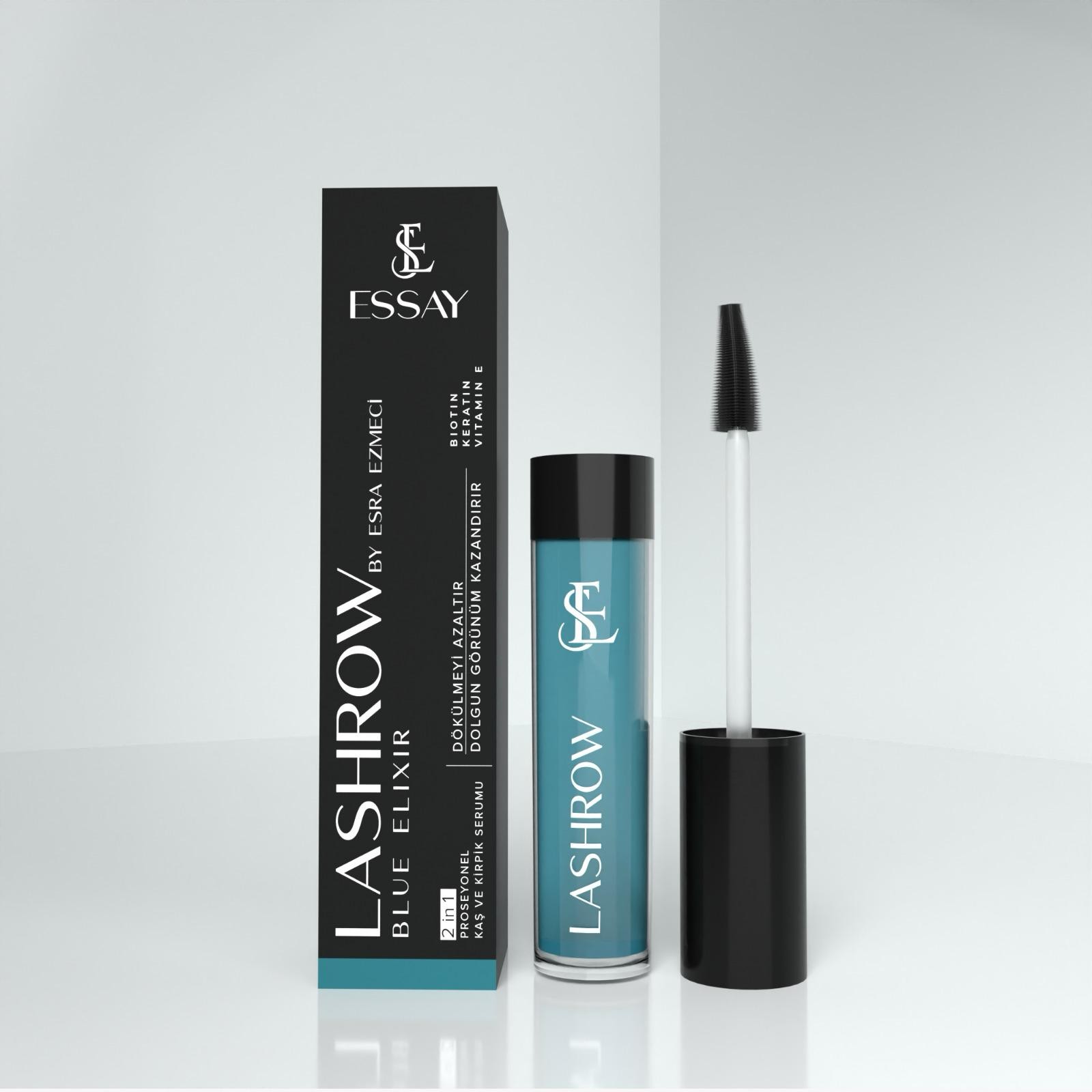 LASHROW Blue Elixir – Kaş ve Kirpik Güçlendirici Serum
