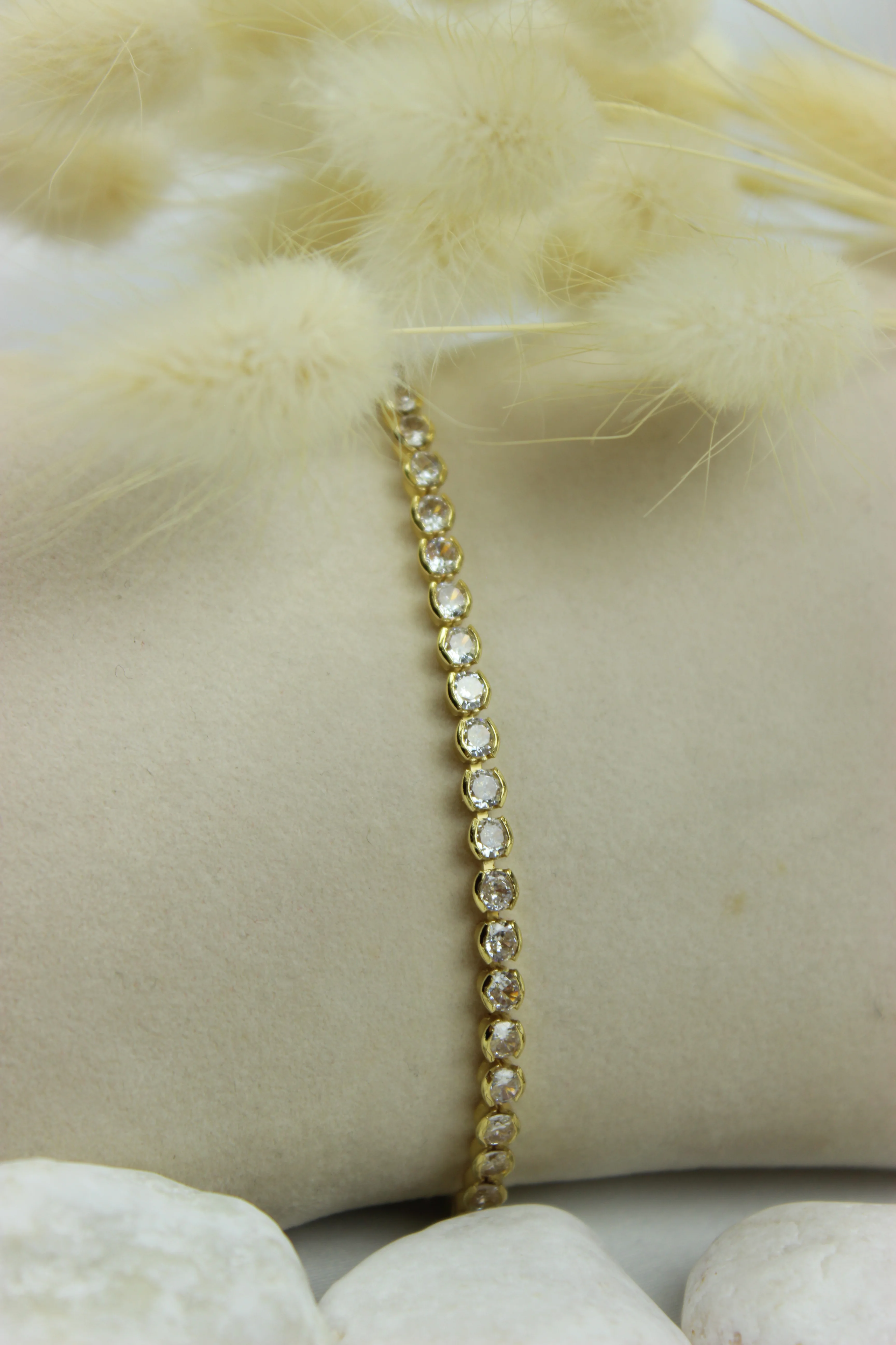 Lunara Çelik Bileklik - Gold