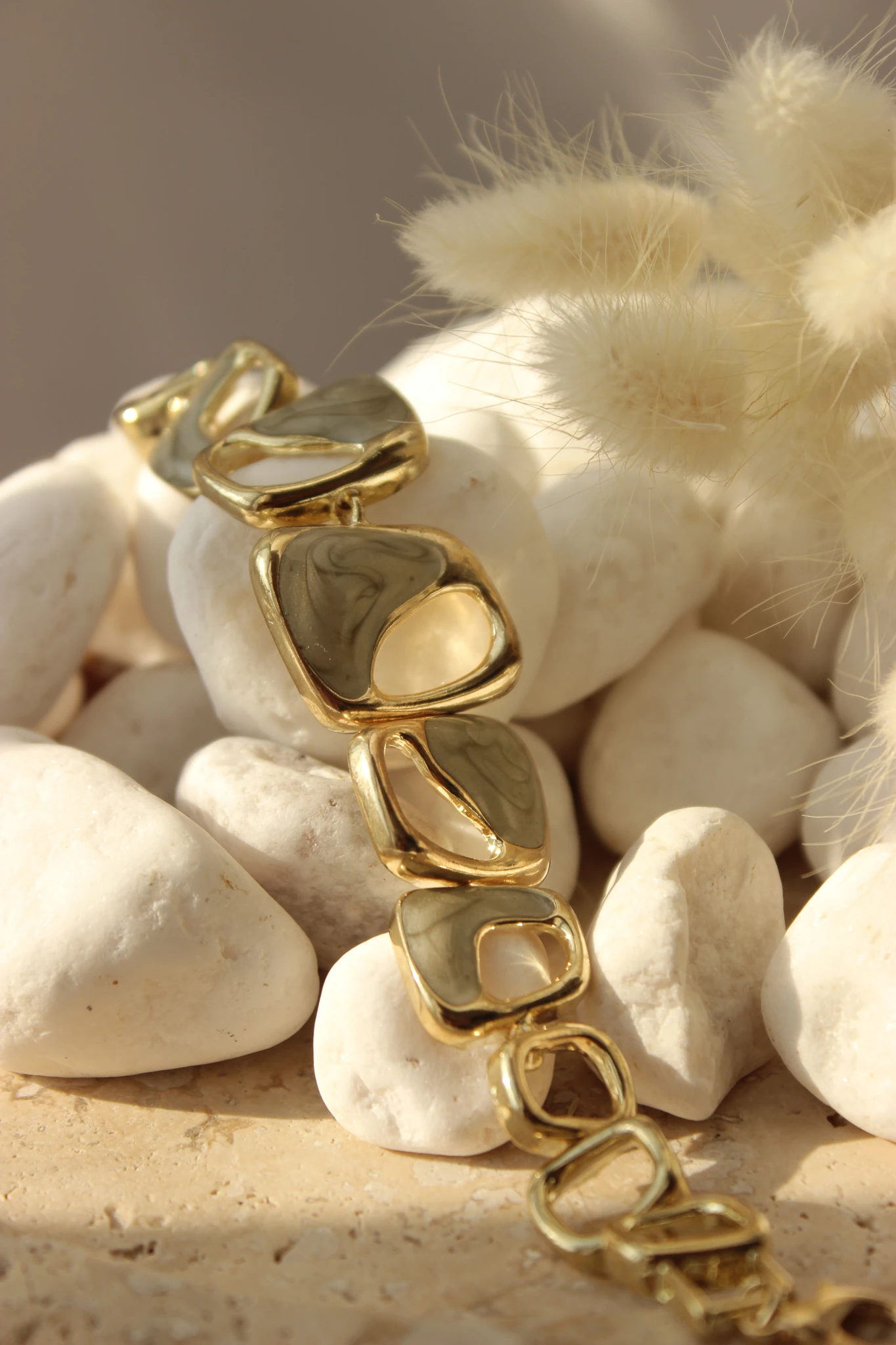 Miravel Çelik Bileklik - Haki