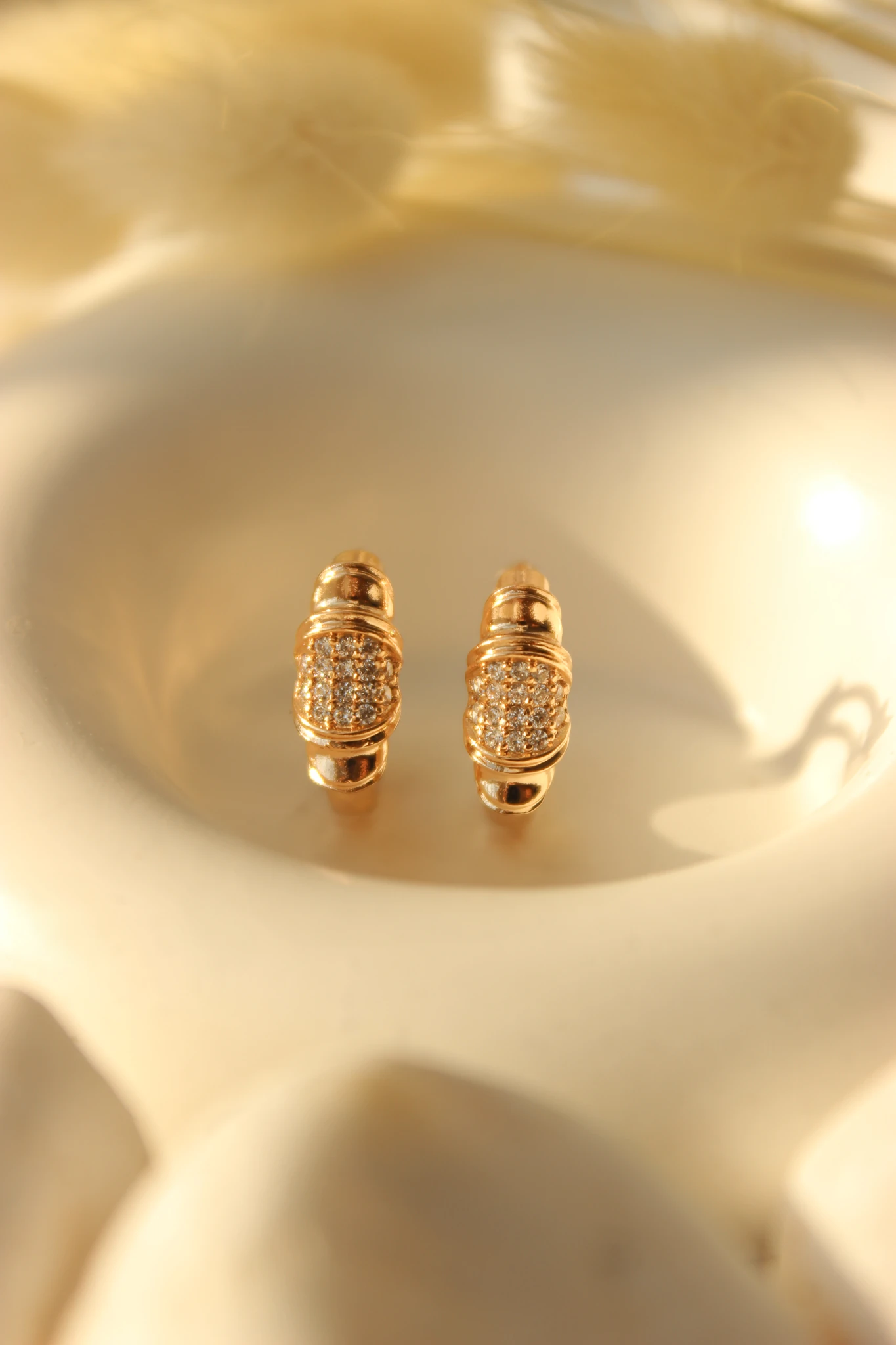 Rosaline Çelik Küpe