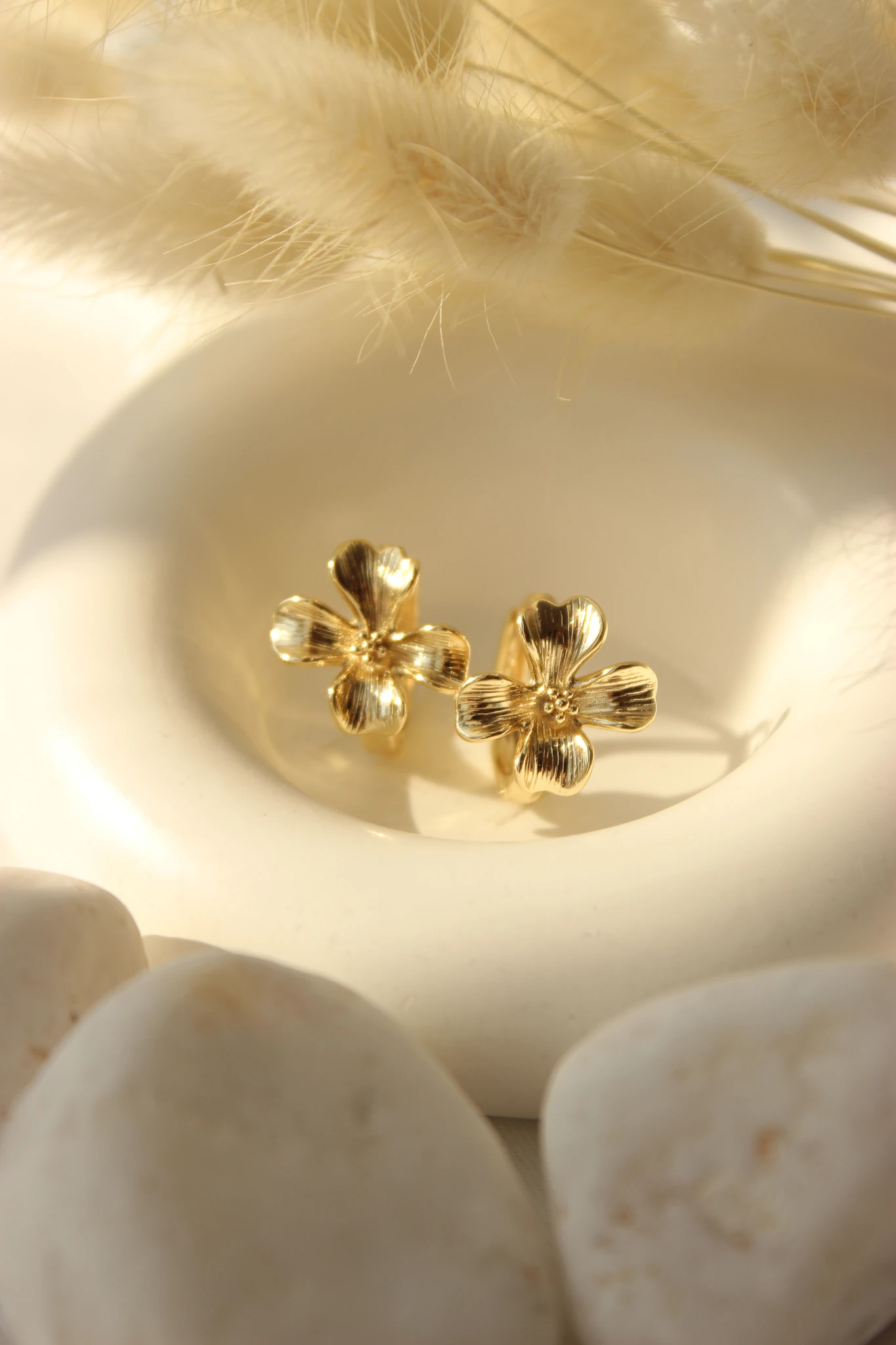 Flowers Çelik Küpe