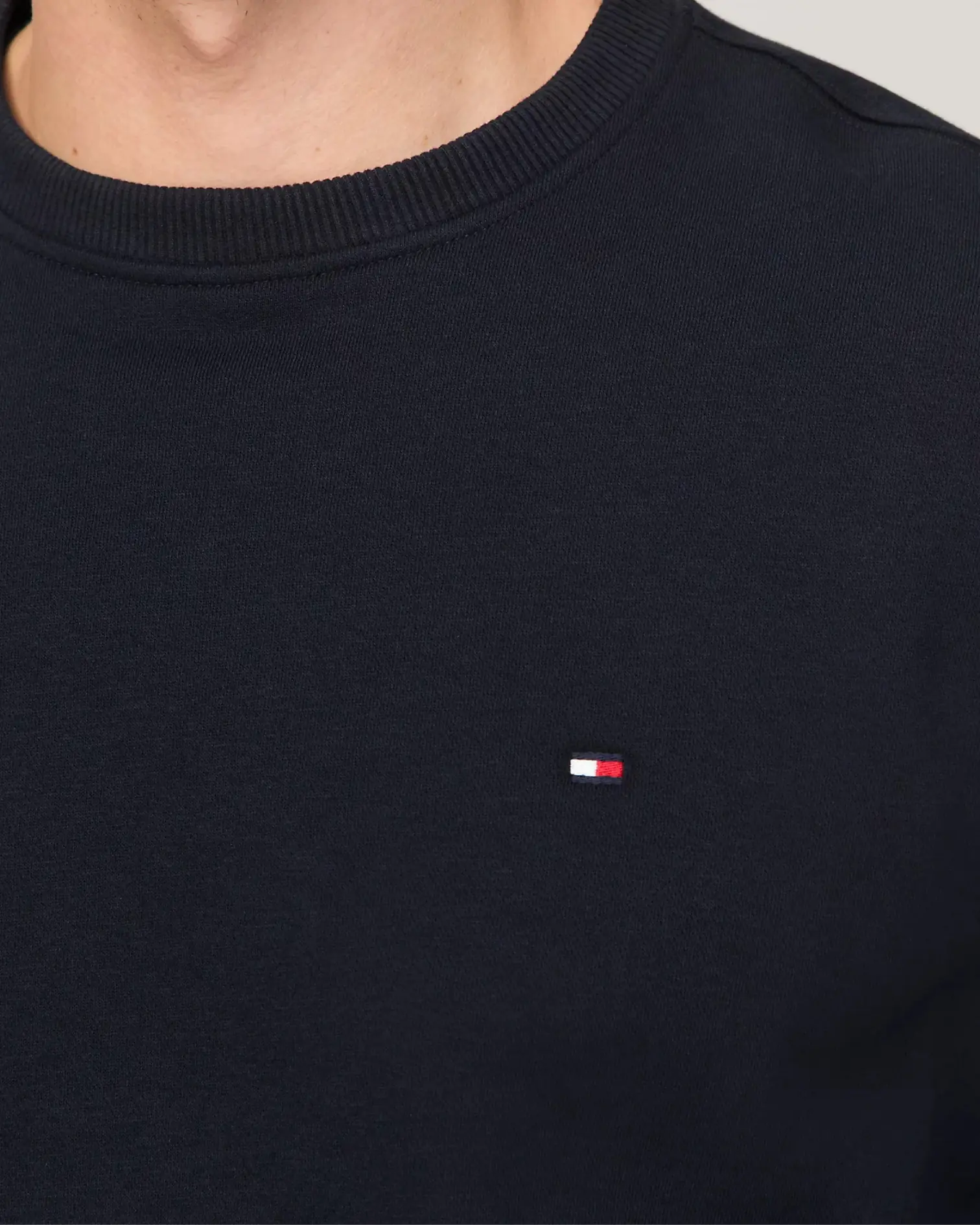 Solid Crewneck Sweatshirt
