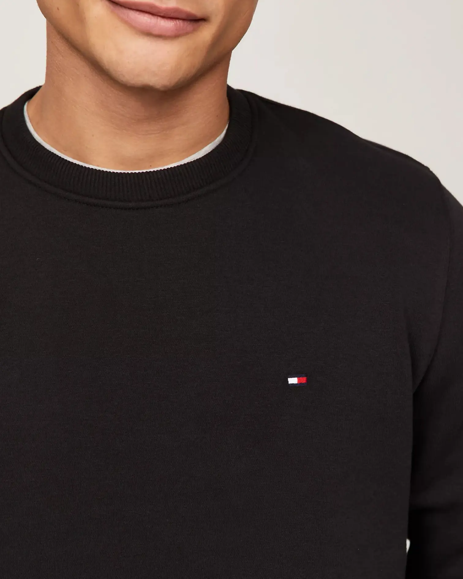 Solid Crewneck Sweatshirt