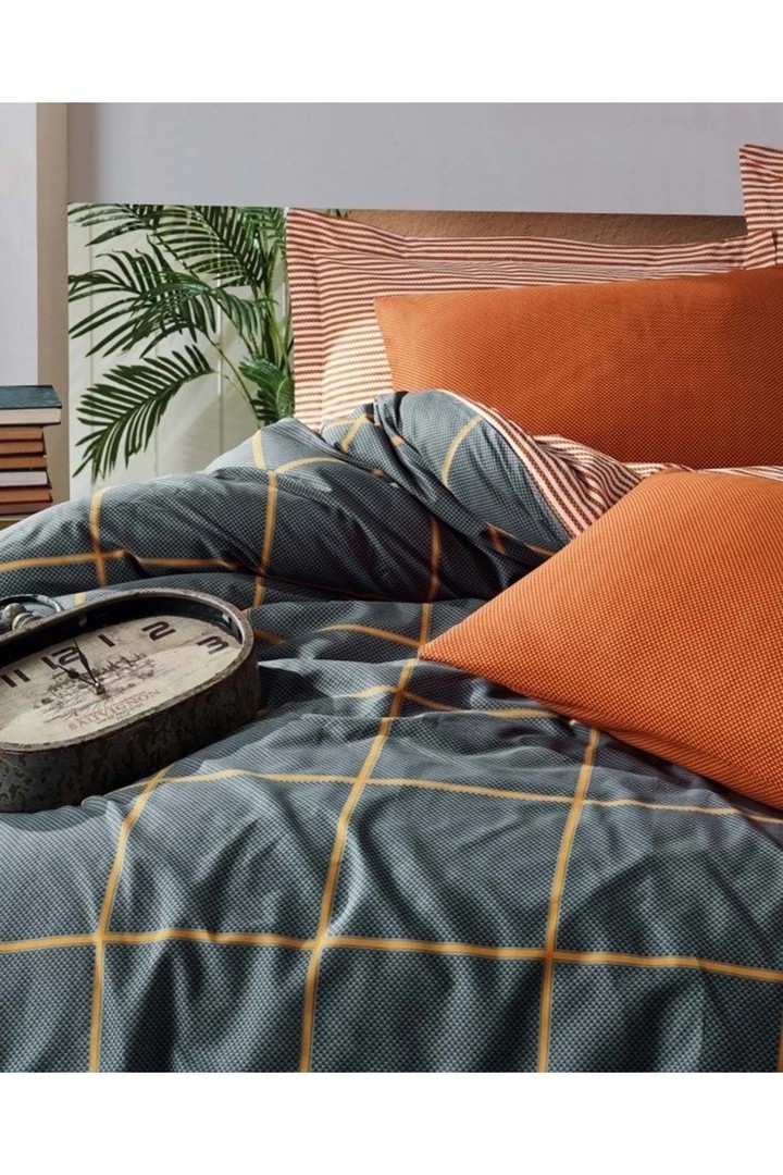 Modern Tek Kişilik Nevresim Takımı Stark Tarçın