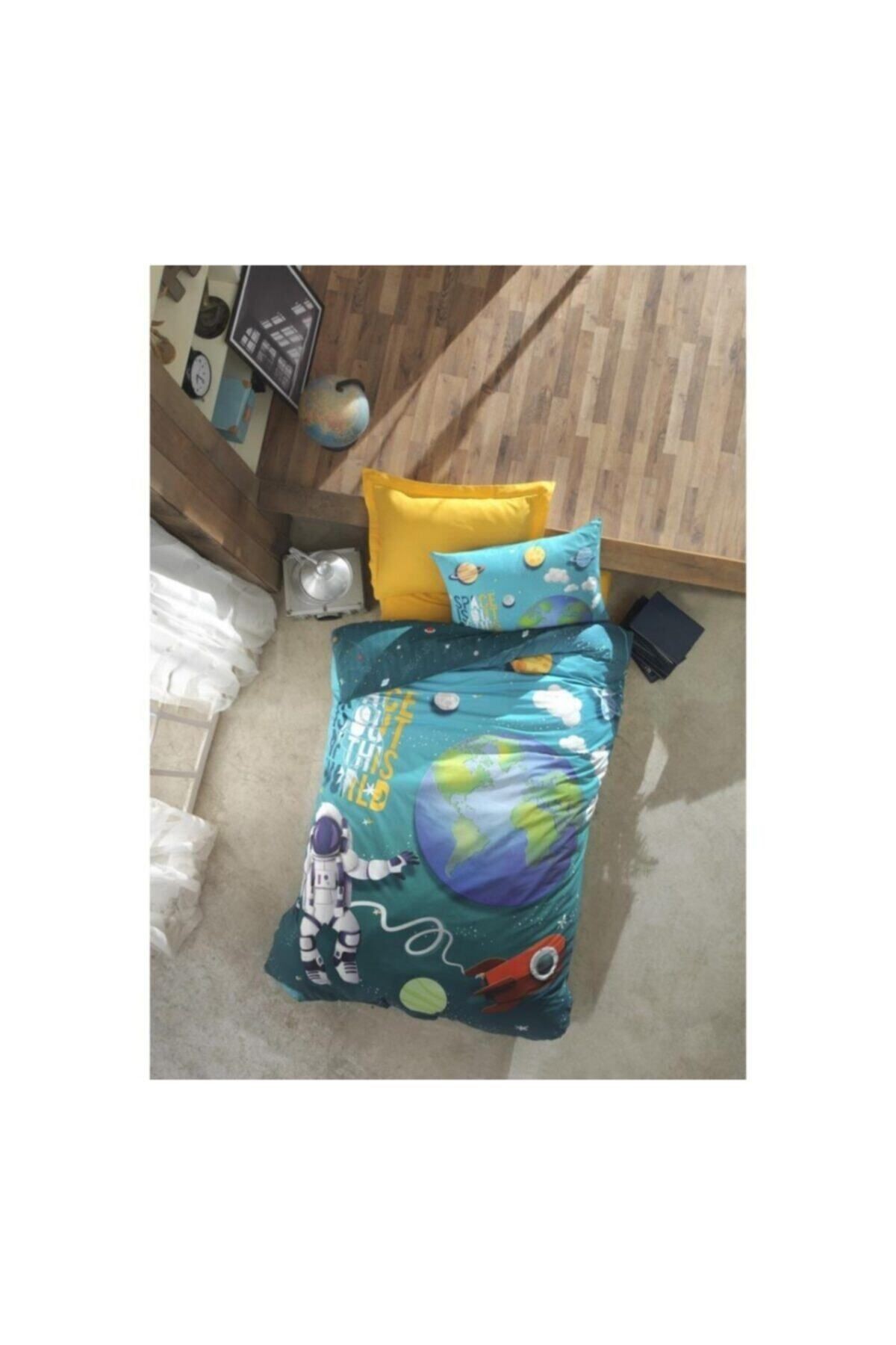 COTTON BOX JUNIOR RNF.NEVR.TAK. LITTLE ASTRONAUT TURKUAZ T.K.
