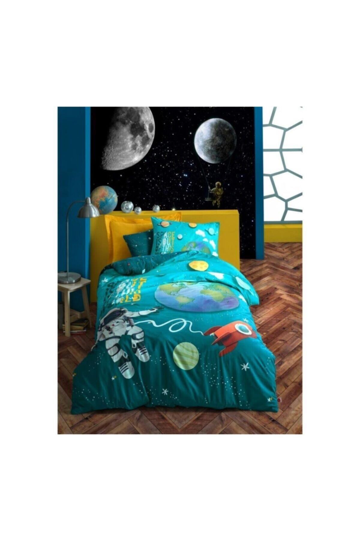 COTTON BOX JUNIOR RNF.NEVR.TAK. LITTLE ASTRONAUT TURKUAZ T.K.