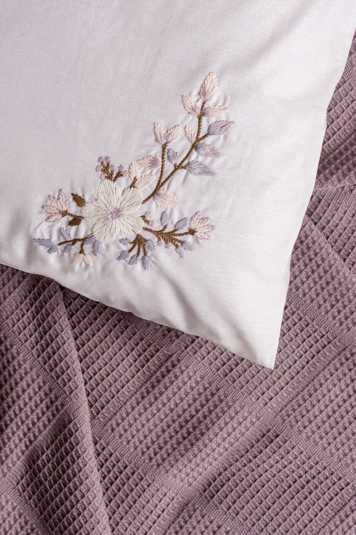 Spin Çift Kişilik Pike Takımı Mauve Lila