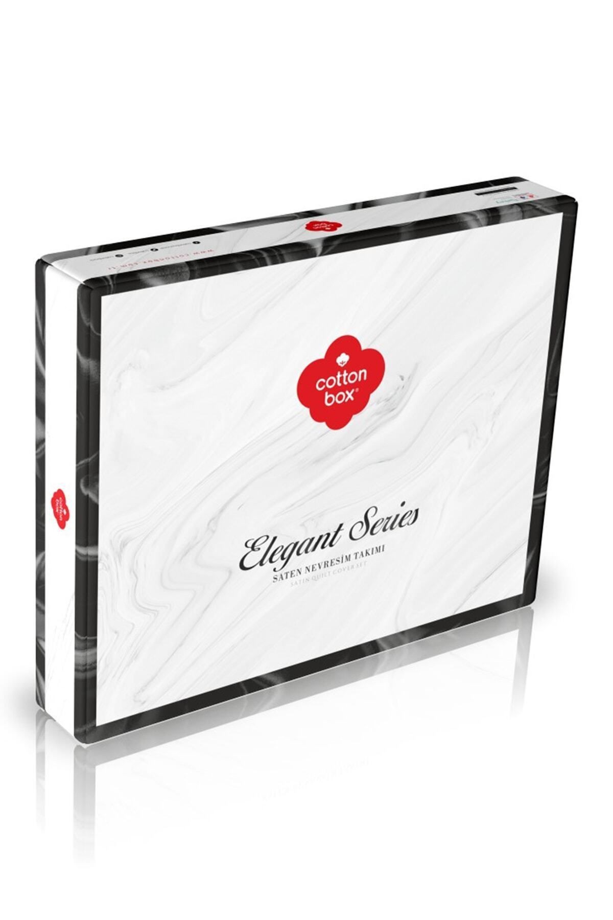 Elegant Saten Tek Kişilik Nevresim Takımı Beyaz