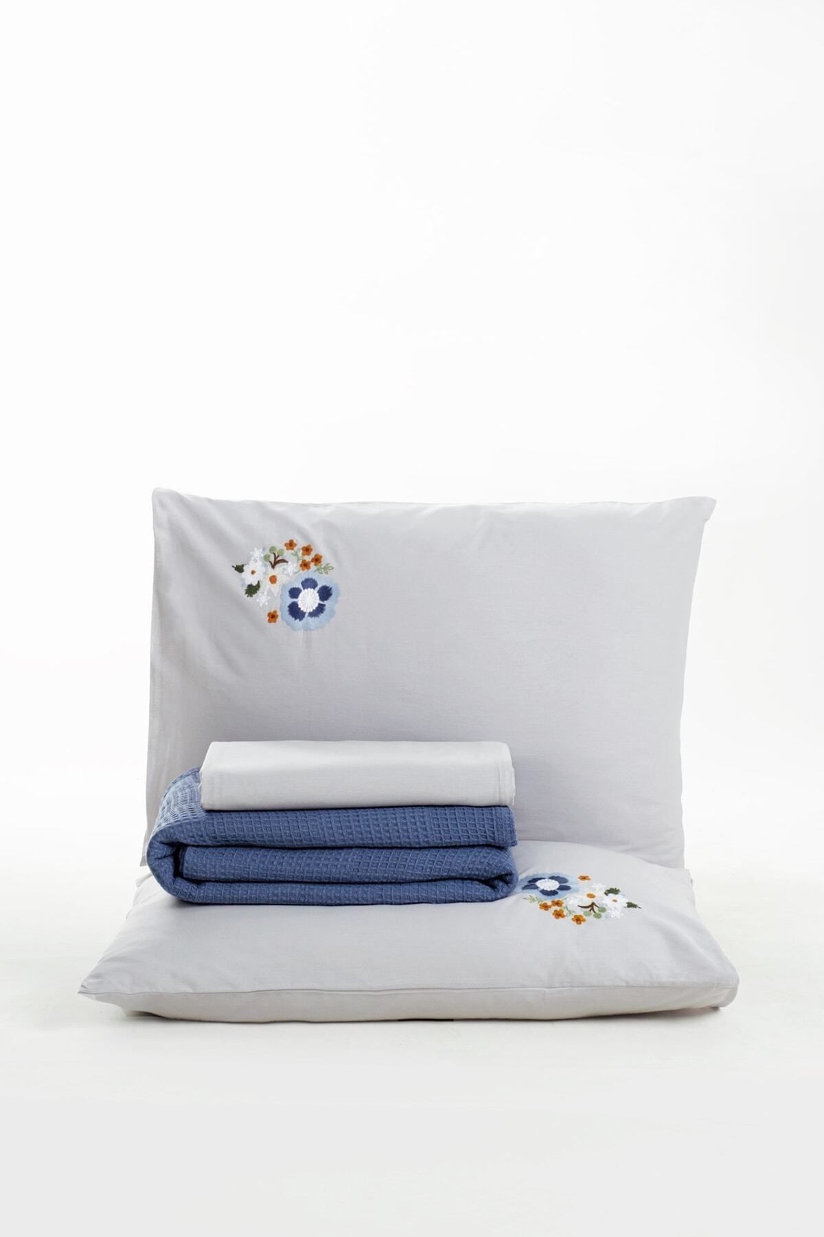 Spin Çift Kişilik Pike Takımı Dina Indigo