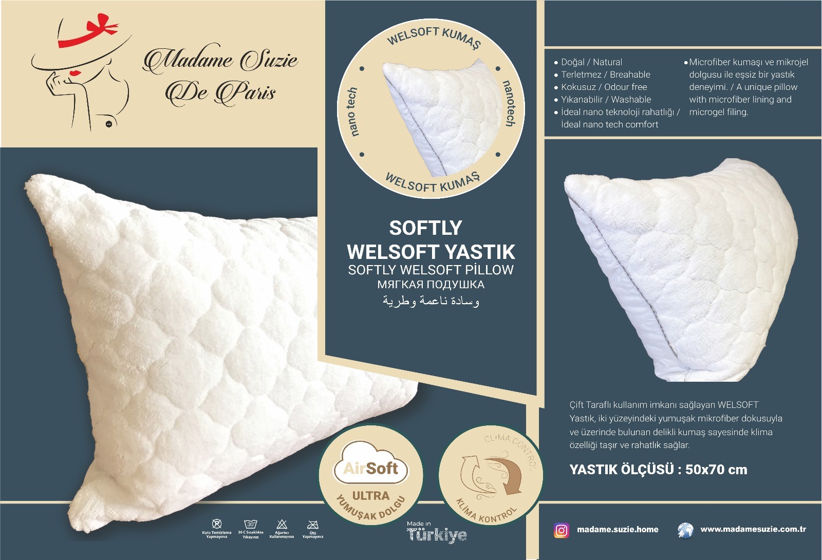 Madame Suzie Welsoft Yastık