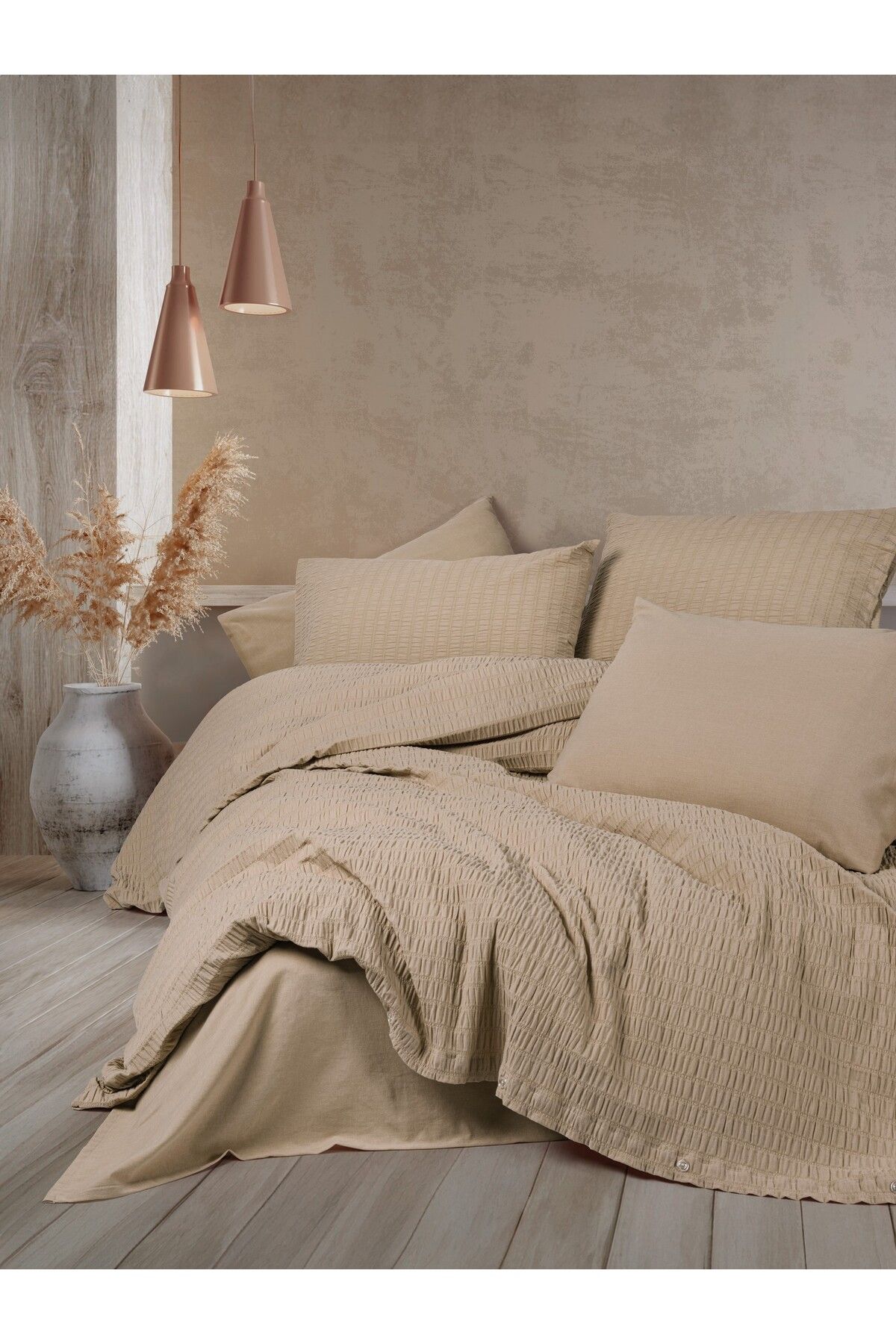 Liny Çift Kişilik Nevresim Takımı Sungai Somon