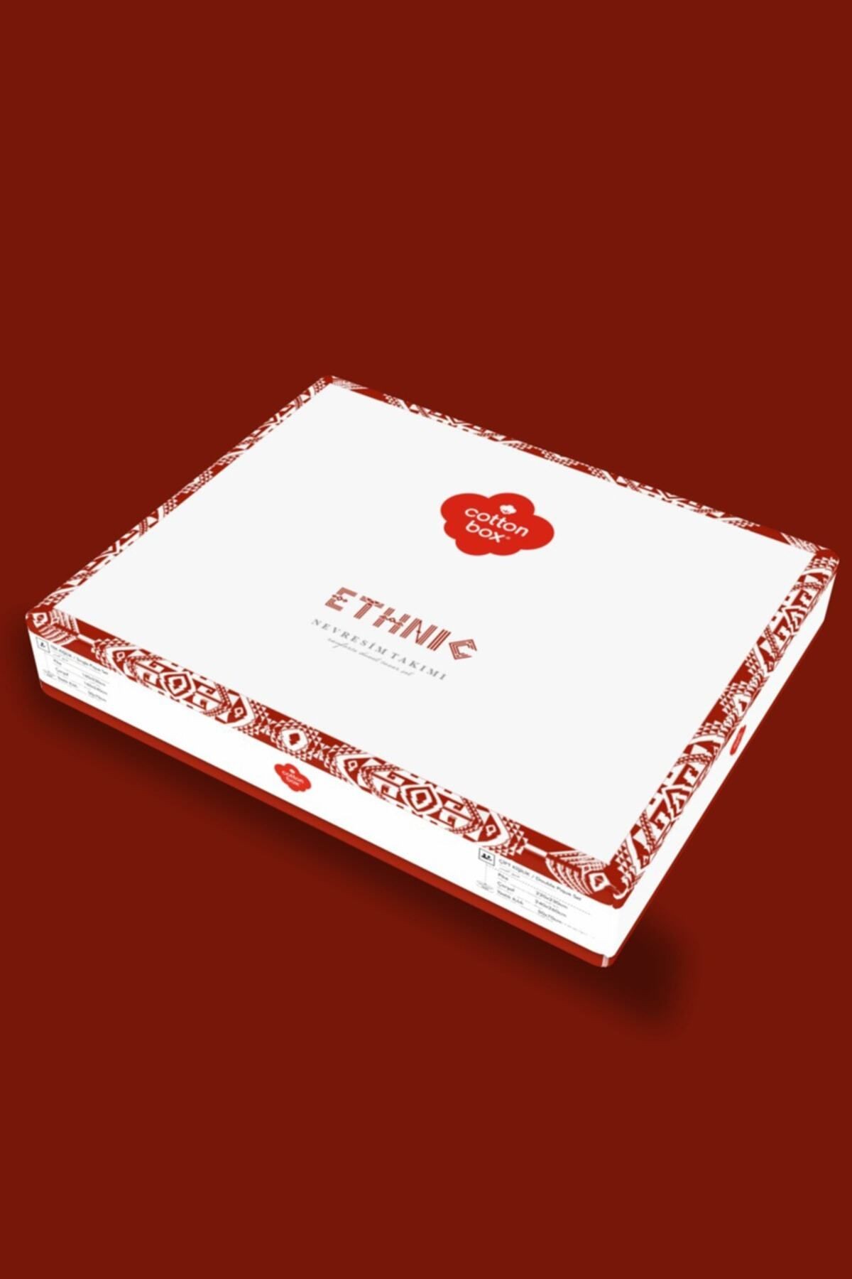 Ethnic Çift Kişilik Nevresim Takımı Dakota Gri