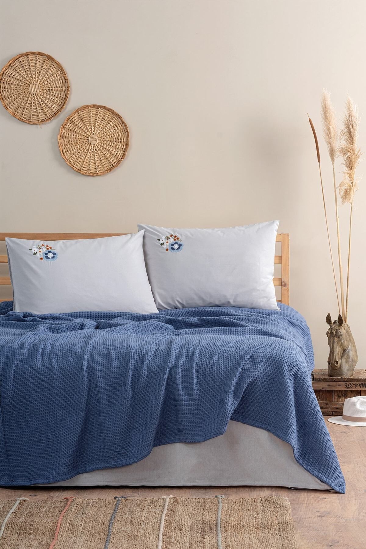 Spin Çift Kişilik Pike Takımı Dina Indigo