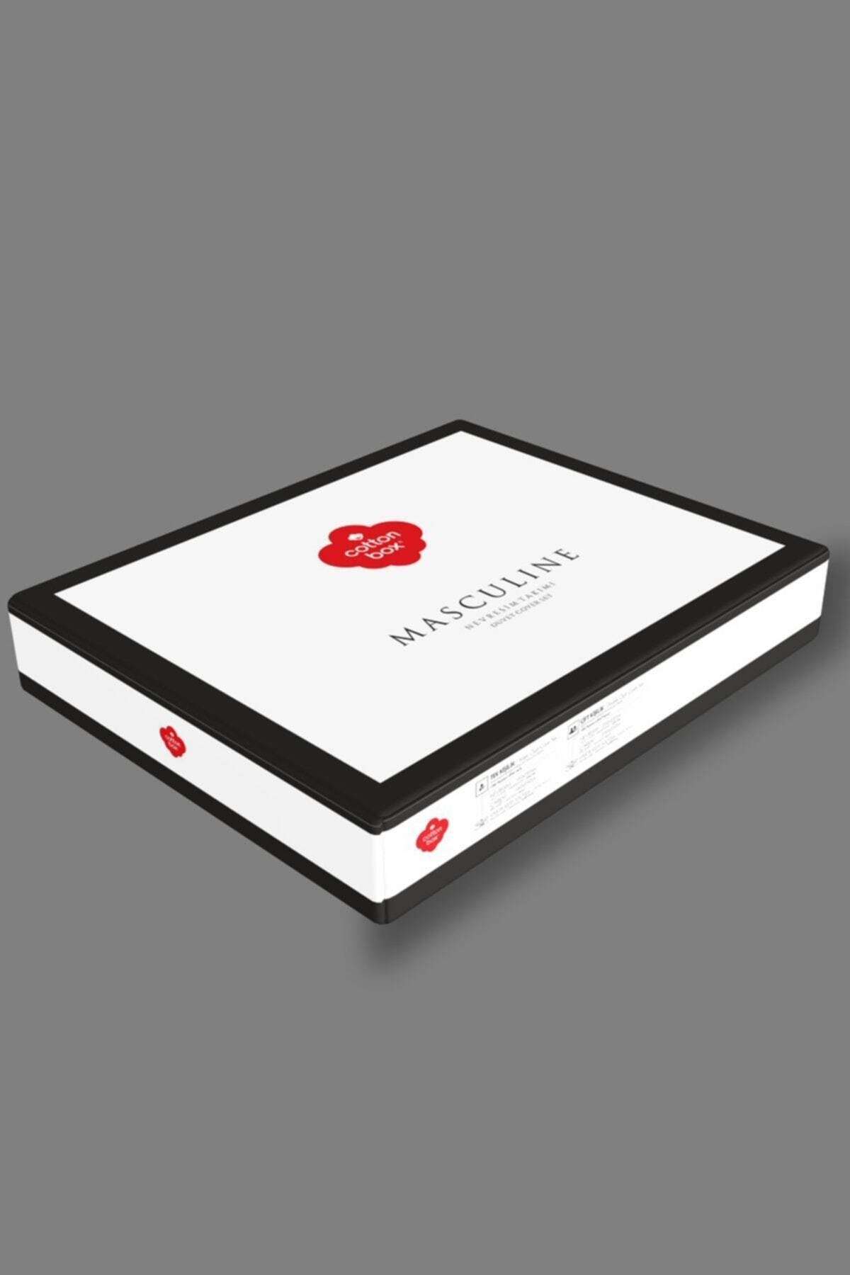 Masculine Çift Kişilik Nevresim Takımı Bitsy Lacivert