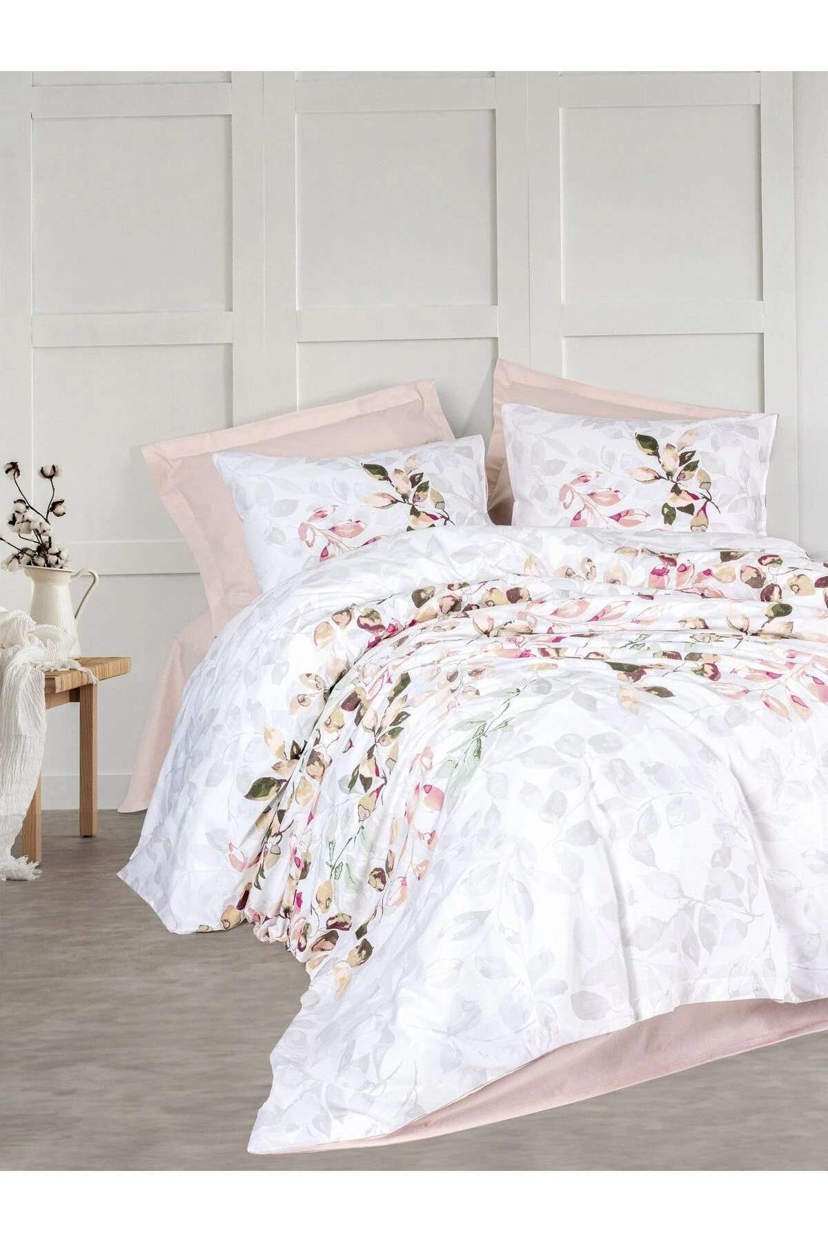 Tek Kişilik Nevresim Takımı Brice Bej