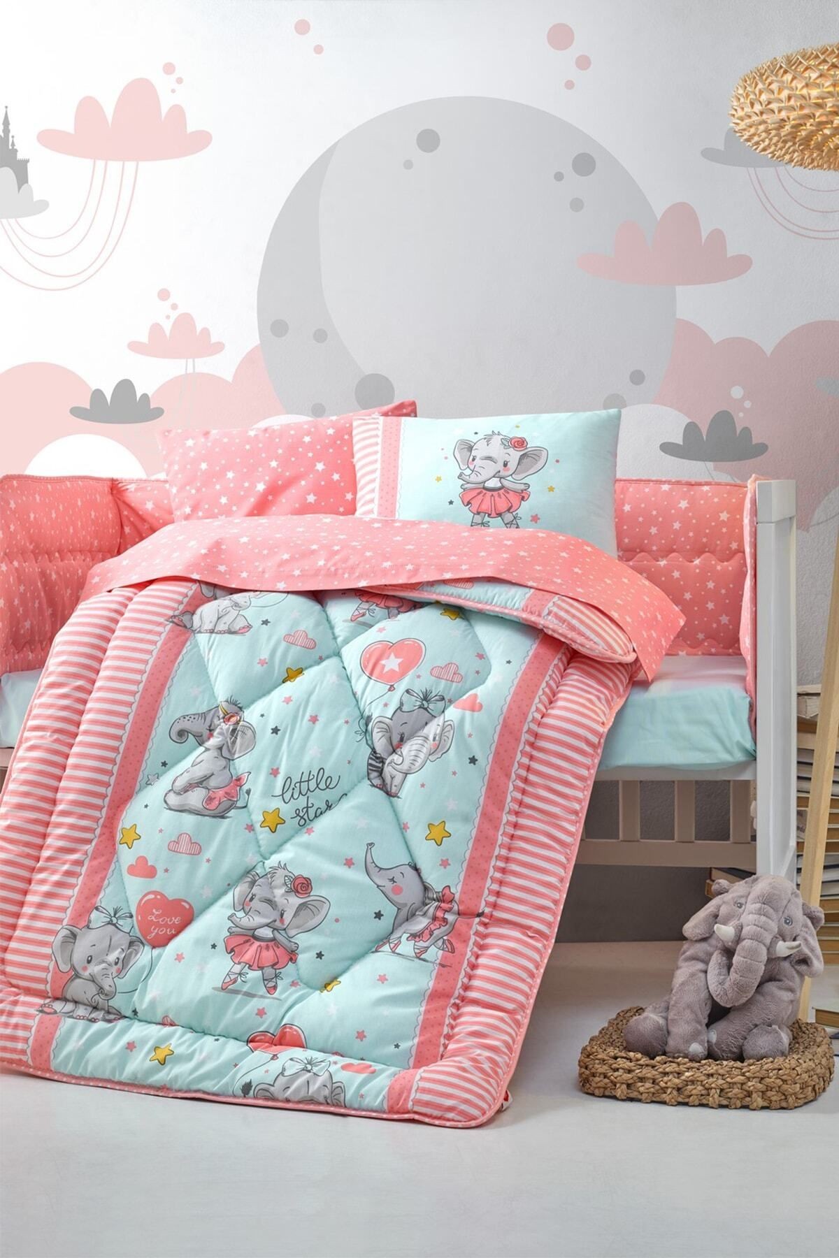 Bebek Uyku Seti Elephant Pembe