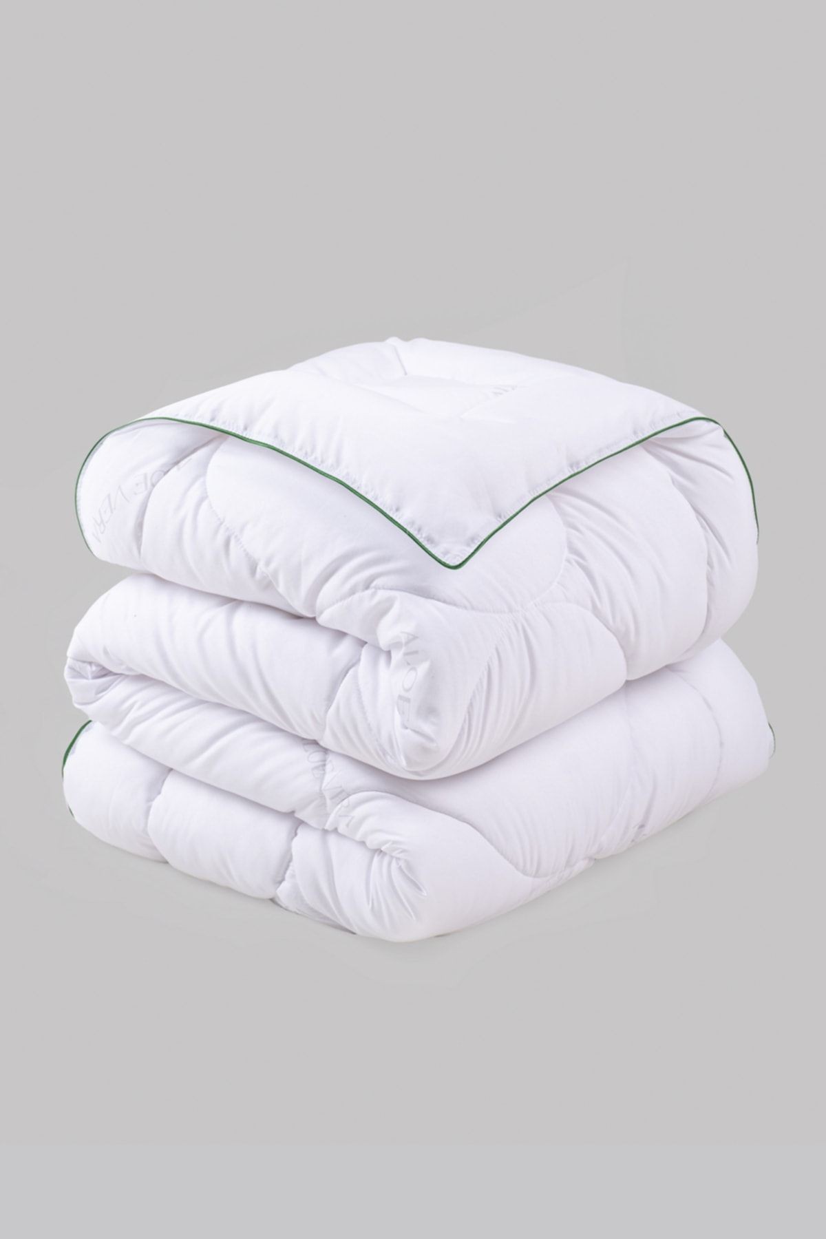 Tek Kişilik Aloe Vera Yorgan 155x215 Beyaz