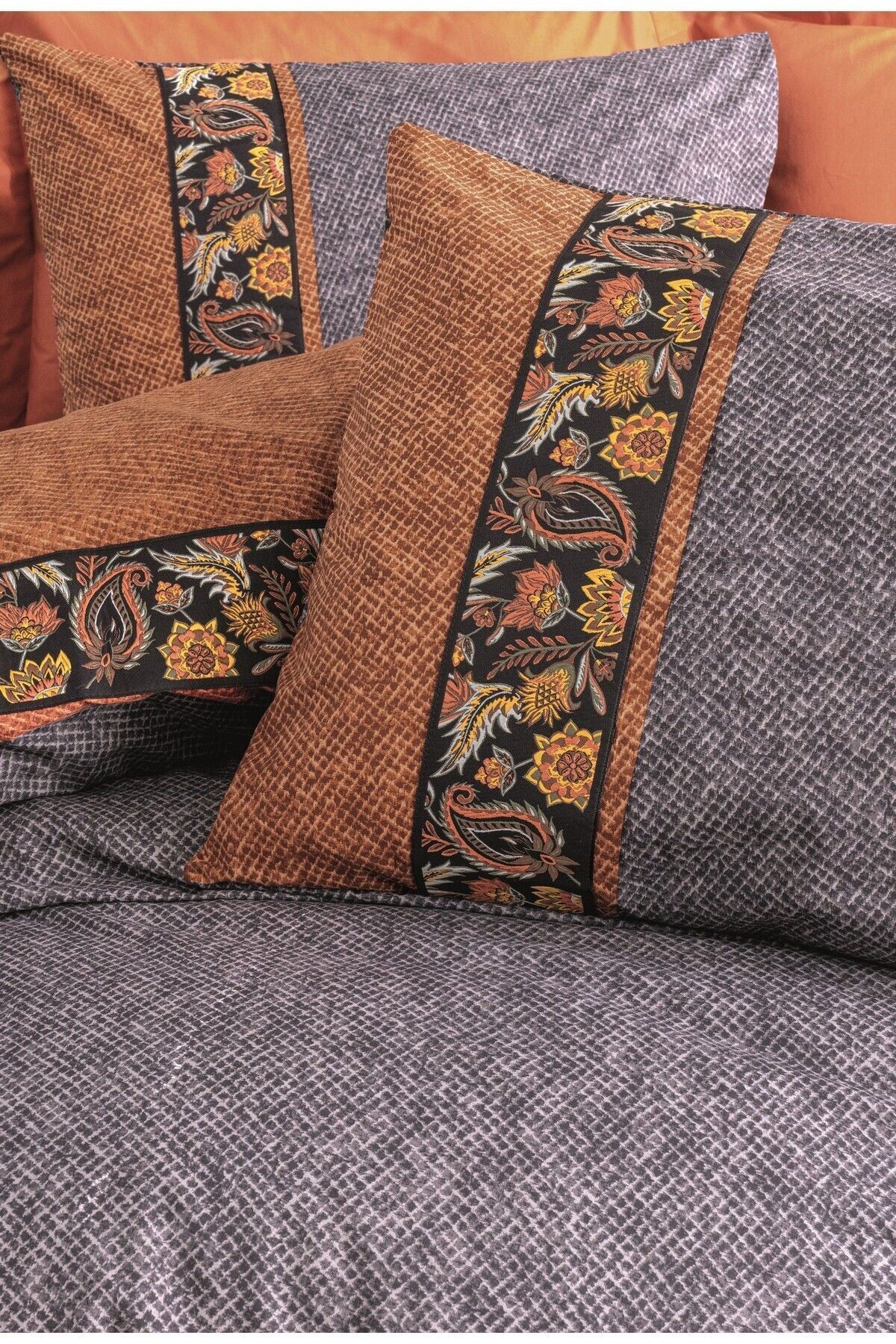 Folk Art Çift Kişilik Nevresim Takımı Dalila Tarçın