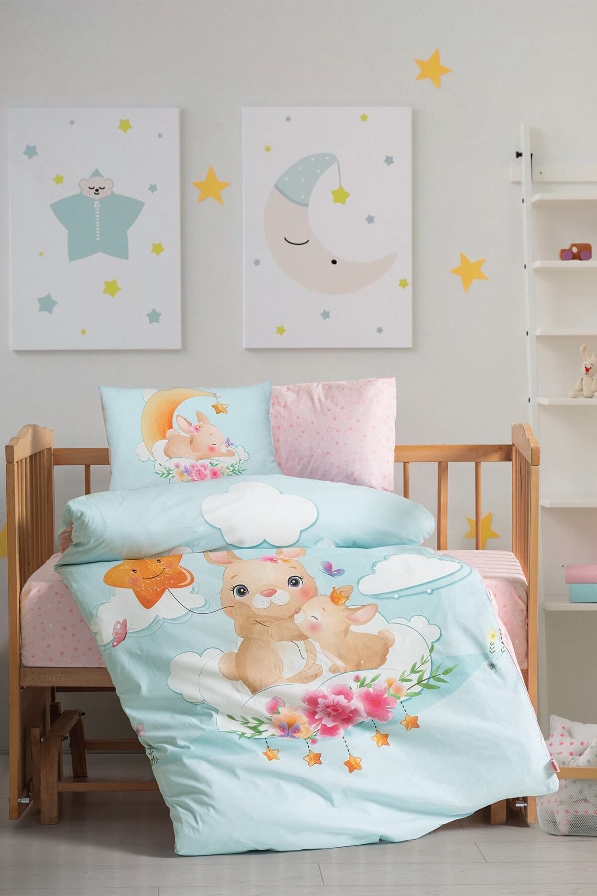 Bebek Nevresim Takımı Sleeper Mint Emh