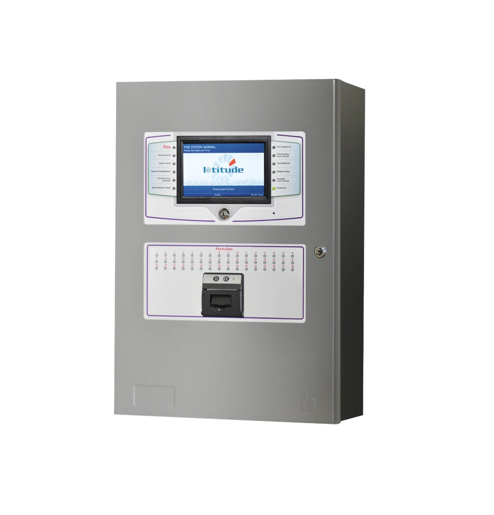 Hochiki HFP Latitude 2 Çevrim (5.25A PSU) Anahtarlamalı 48 Bölge Ledli Dahili Yazıcılı Yangın İhbar Paneli (2-8 Çevrim)