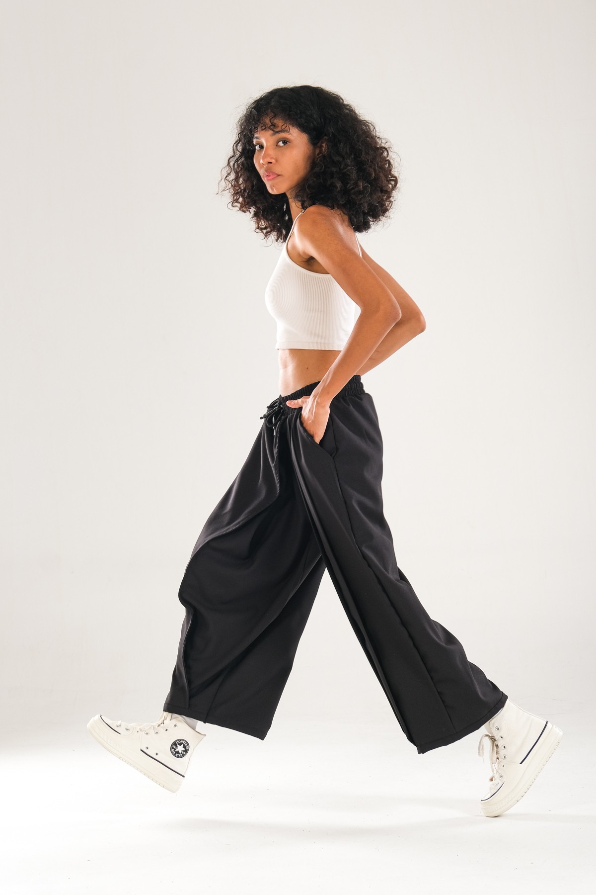 Merdiven Detaylı Jogger Pantolon