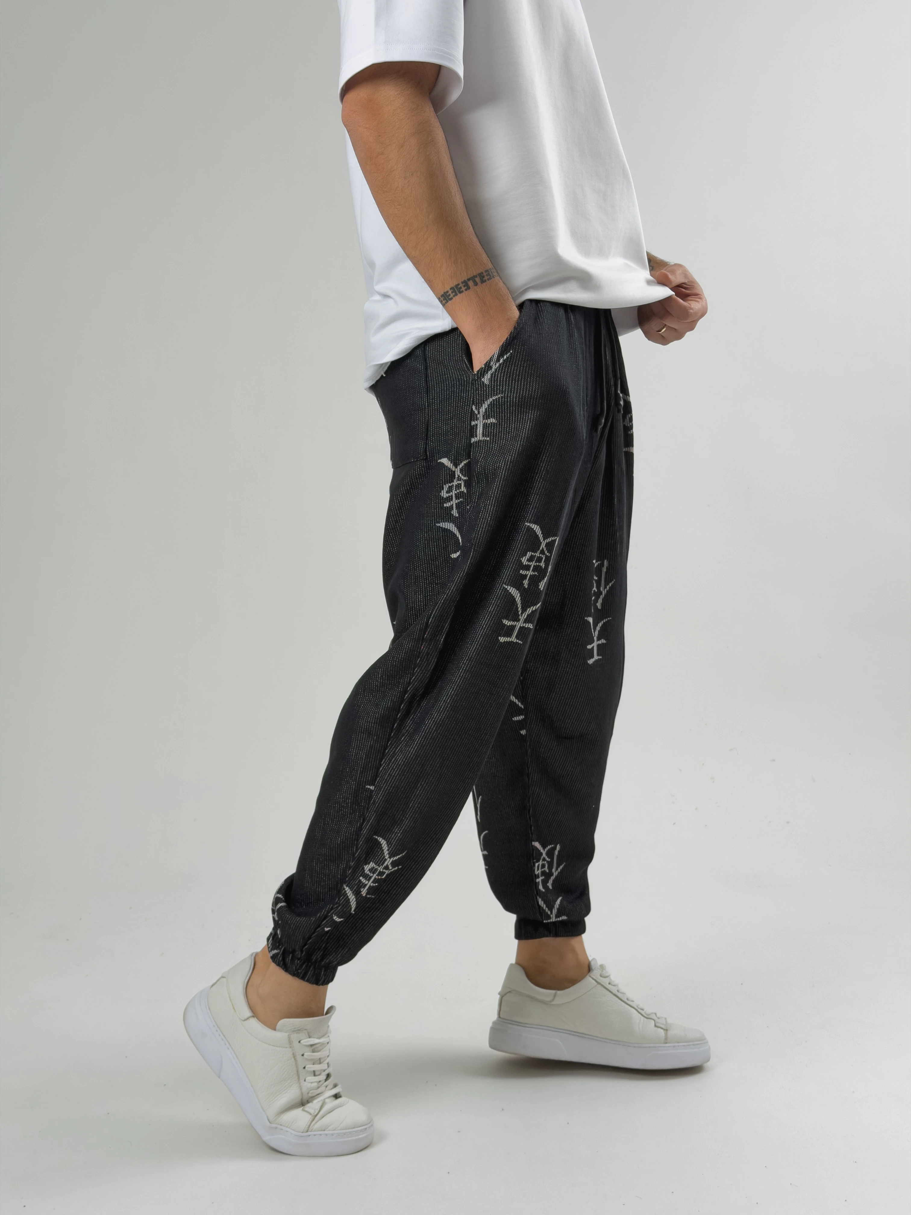 Erkek Chinese Pileli Yarım Şalvar COC2583