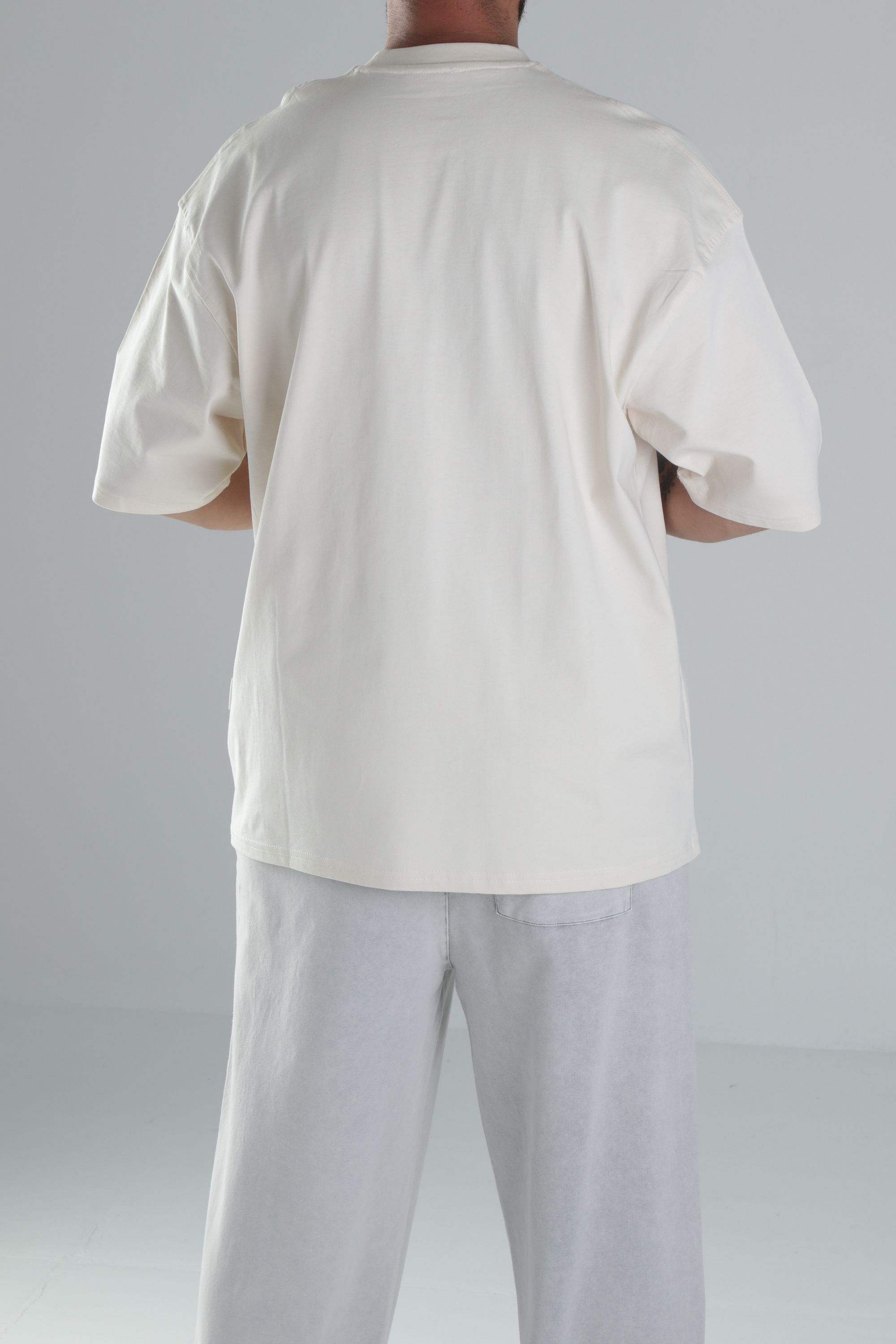 Bej Oversize T-Shirt