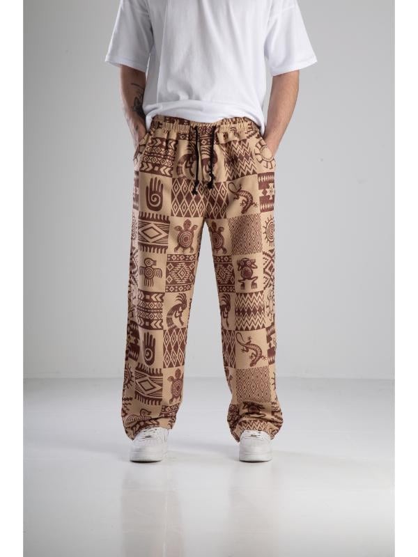 Cocopelli Desenli Baggy Pantolon
