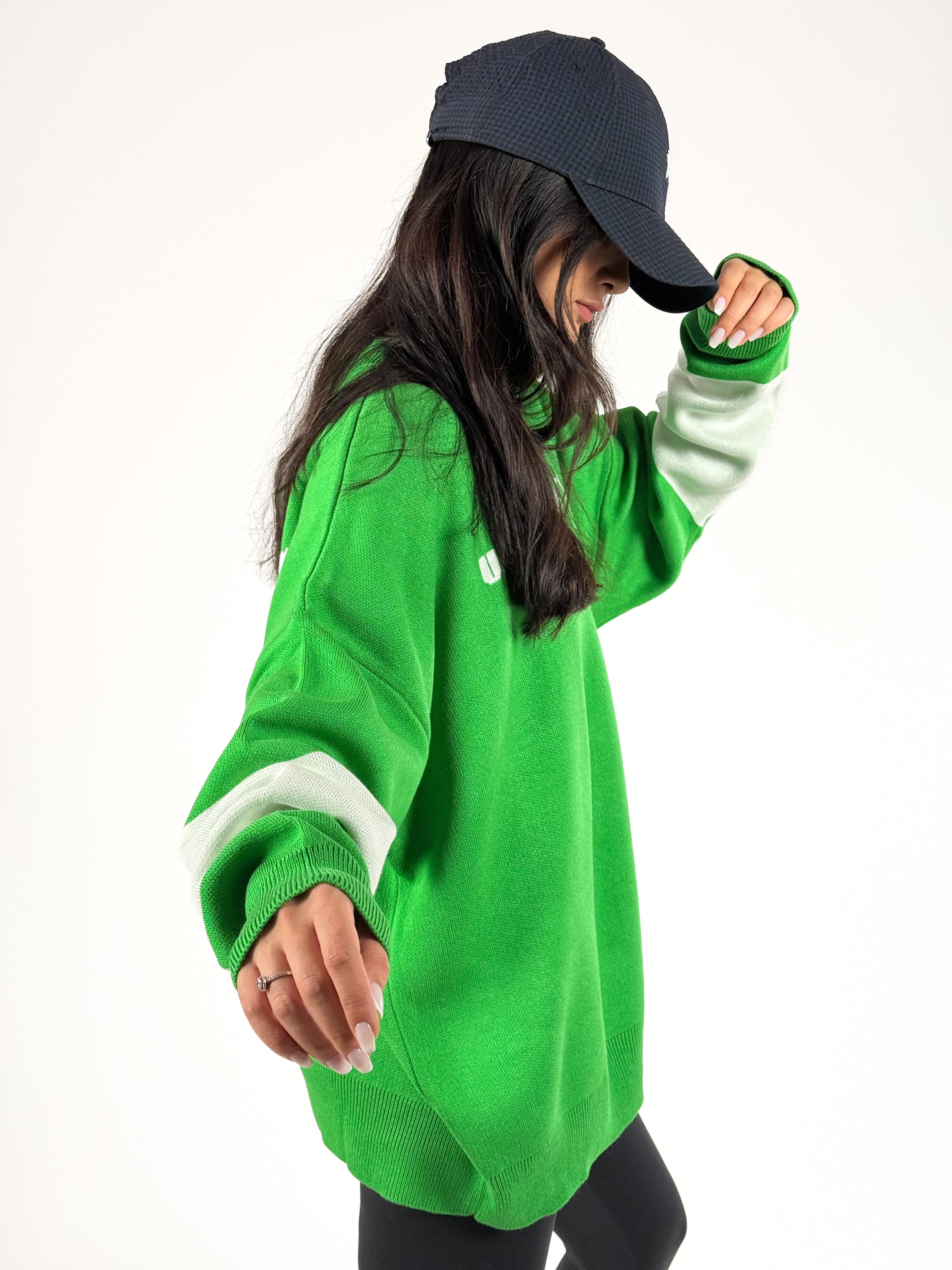 Oversize New York Kadın Triko Sweat