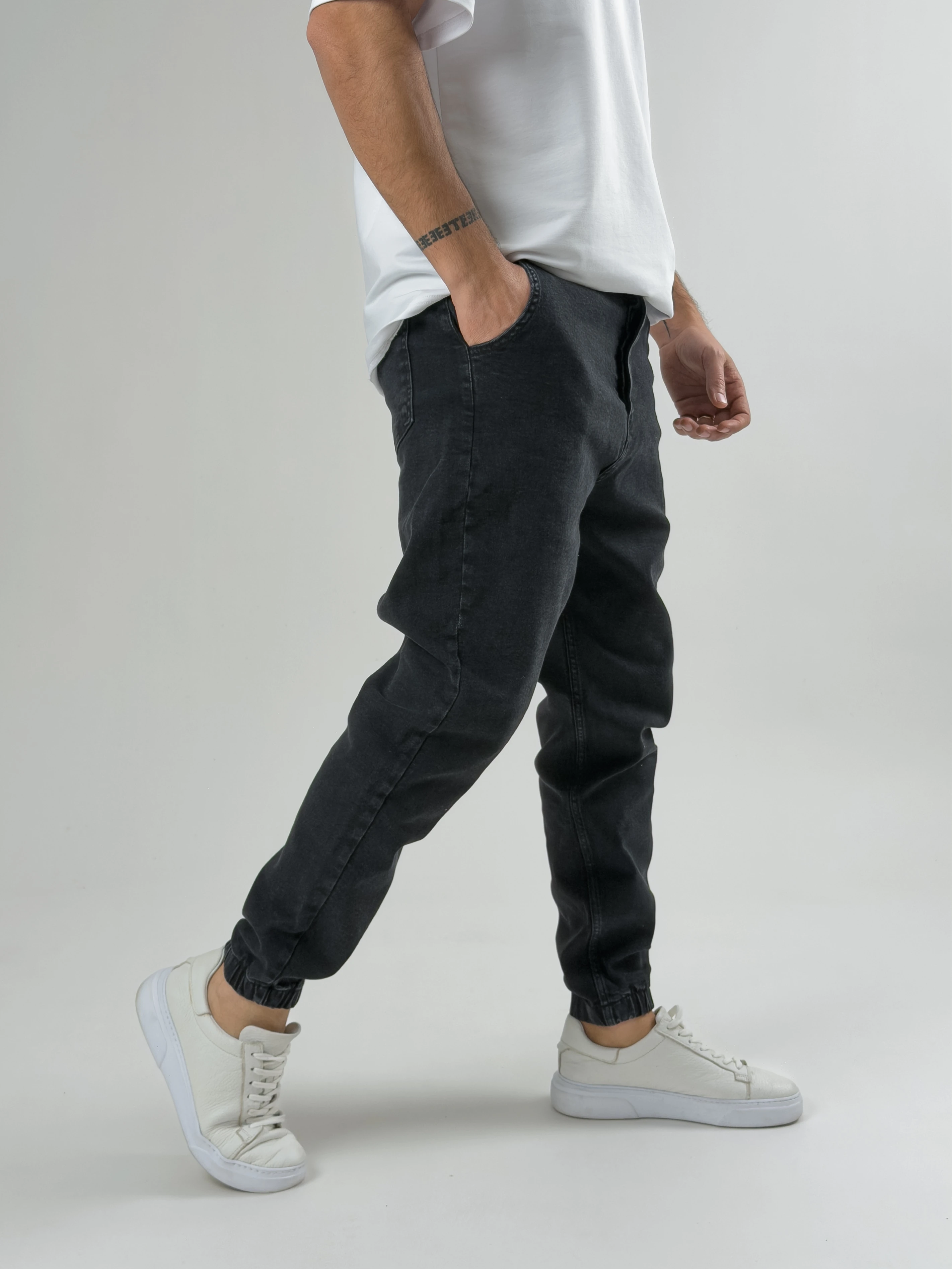 Erkek Antrasit Kot Jogger Pantolon COC2582