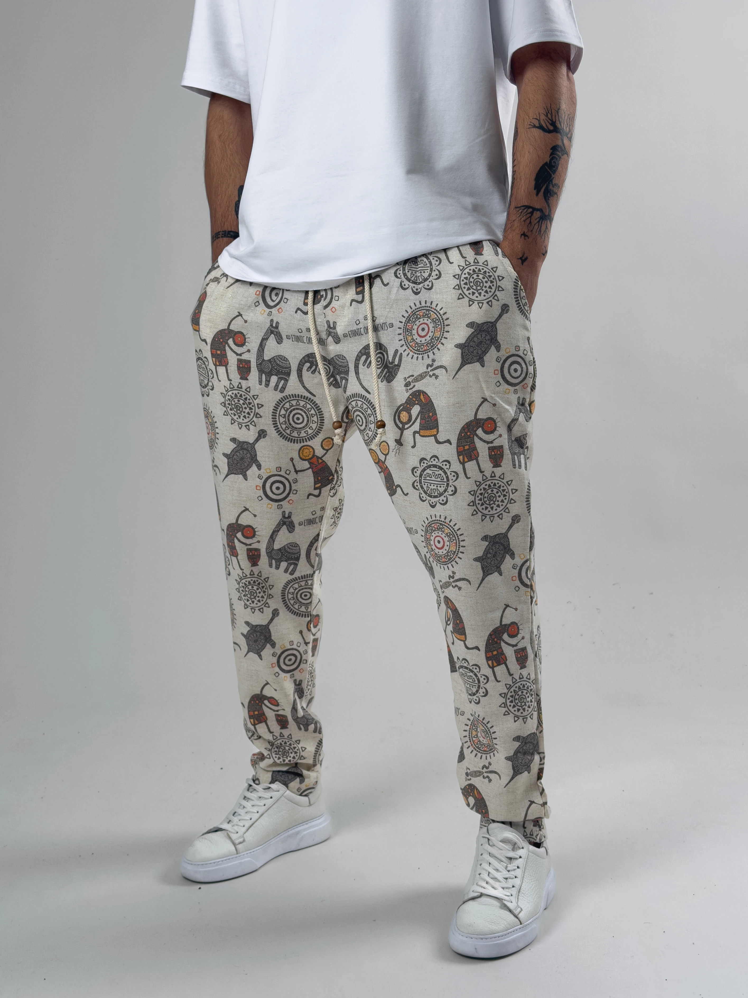 Cocopelli Desenli Baget Pantolon COC2584