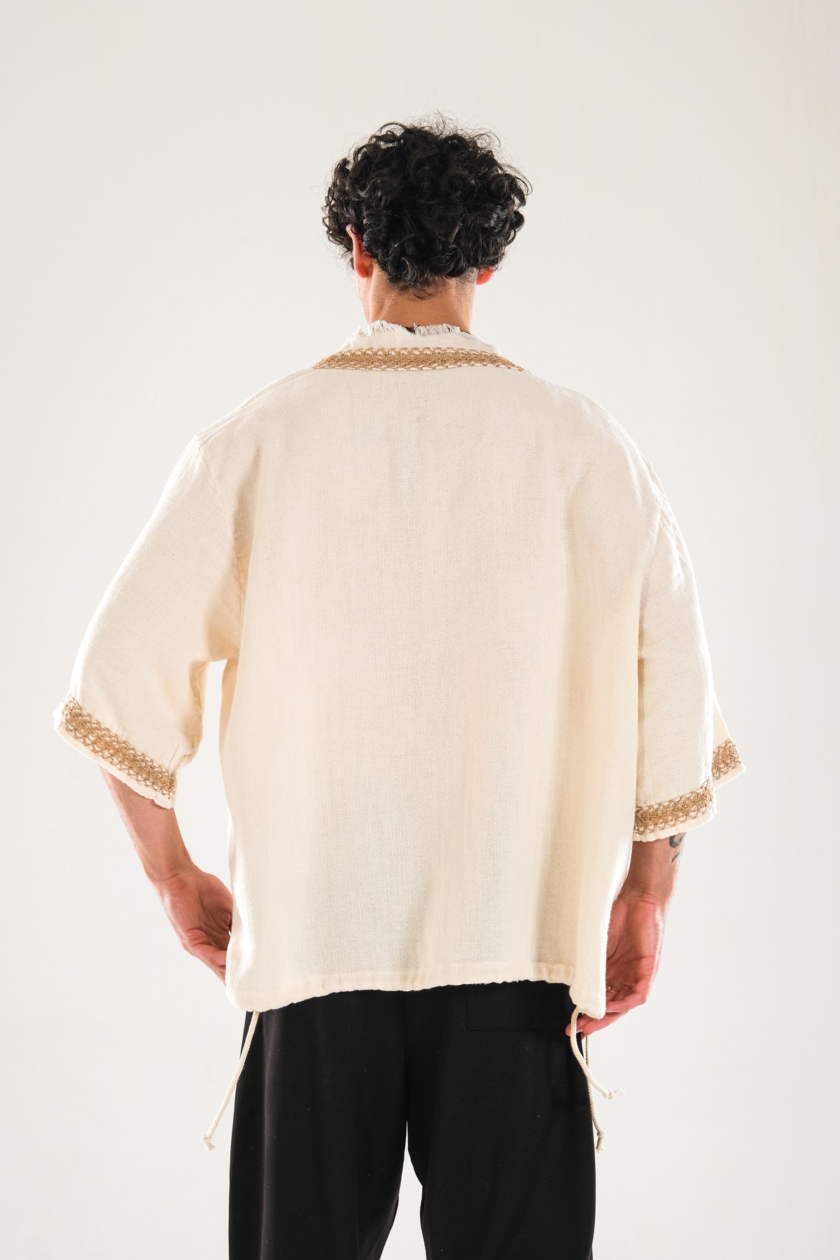 Halat Detaylı Tasarım Kimono