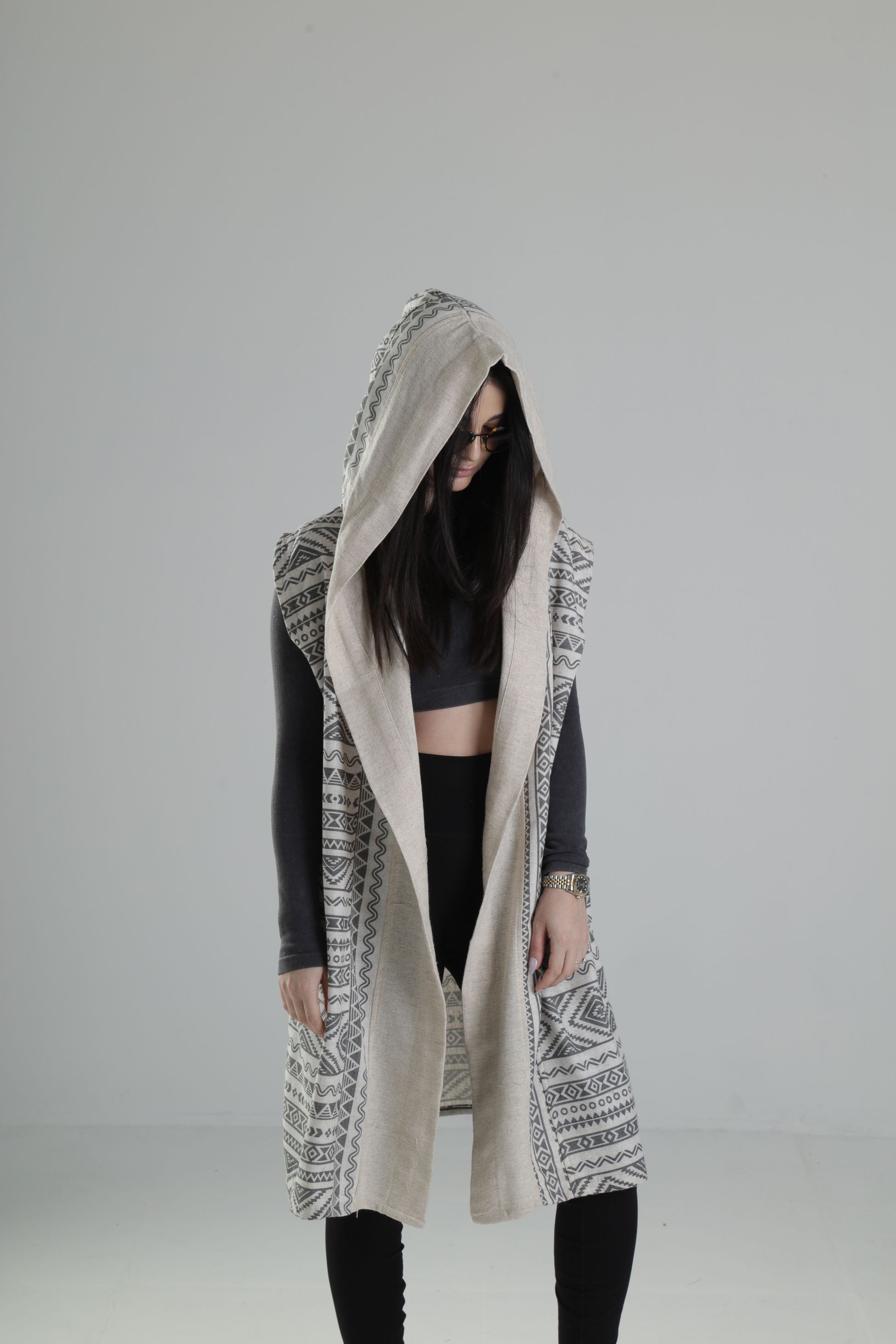 Etnik Desenli Kimono