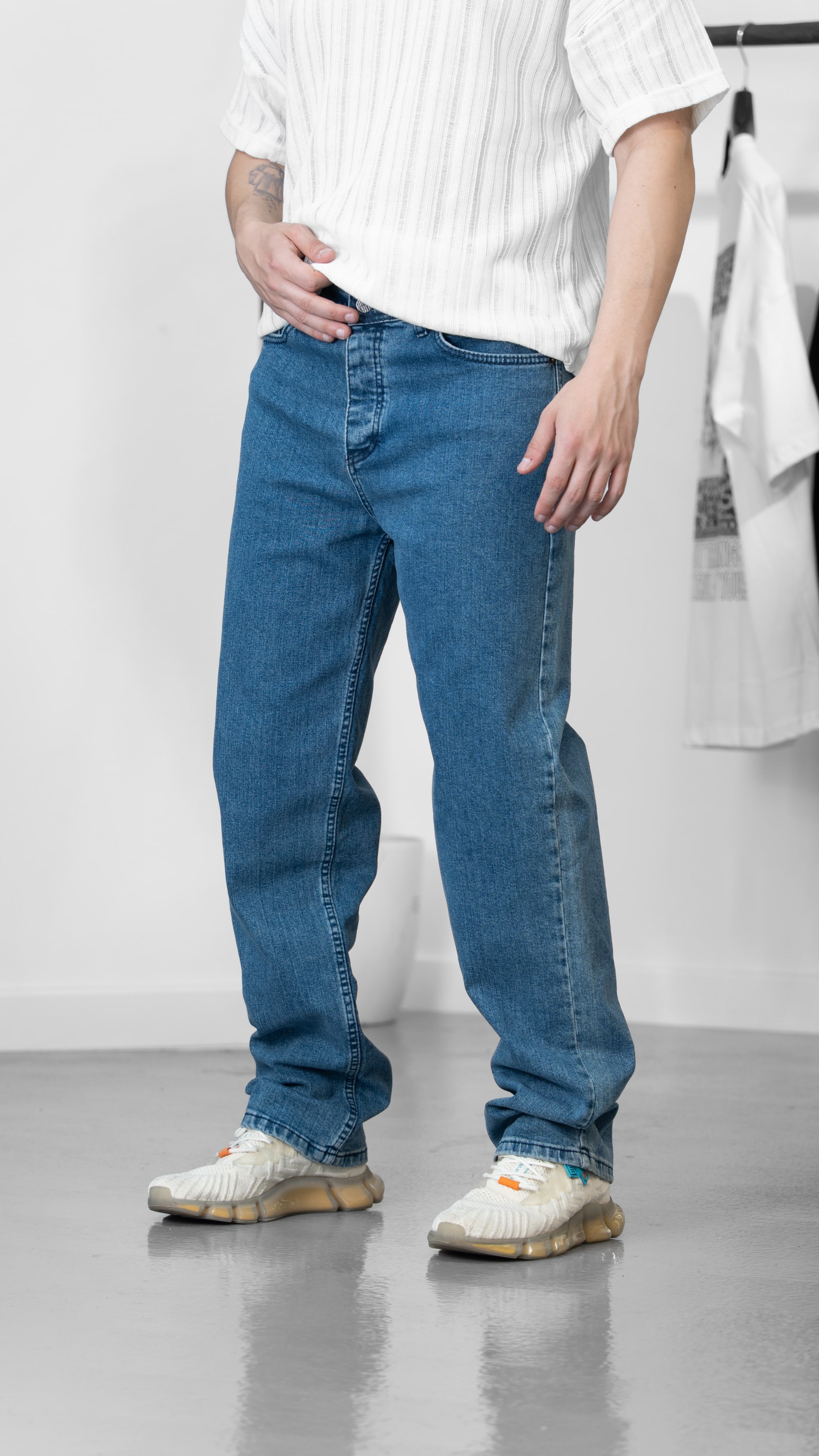 Mavi Baggy Pantolon