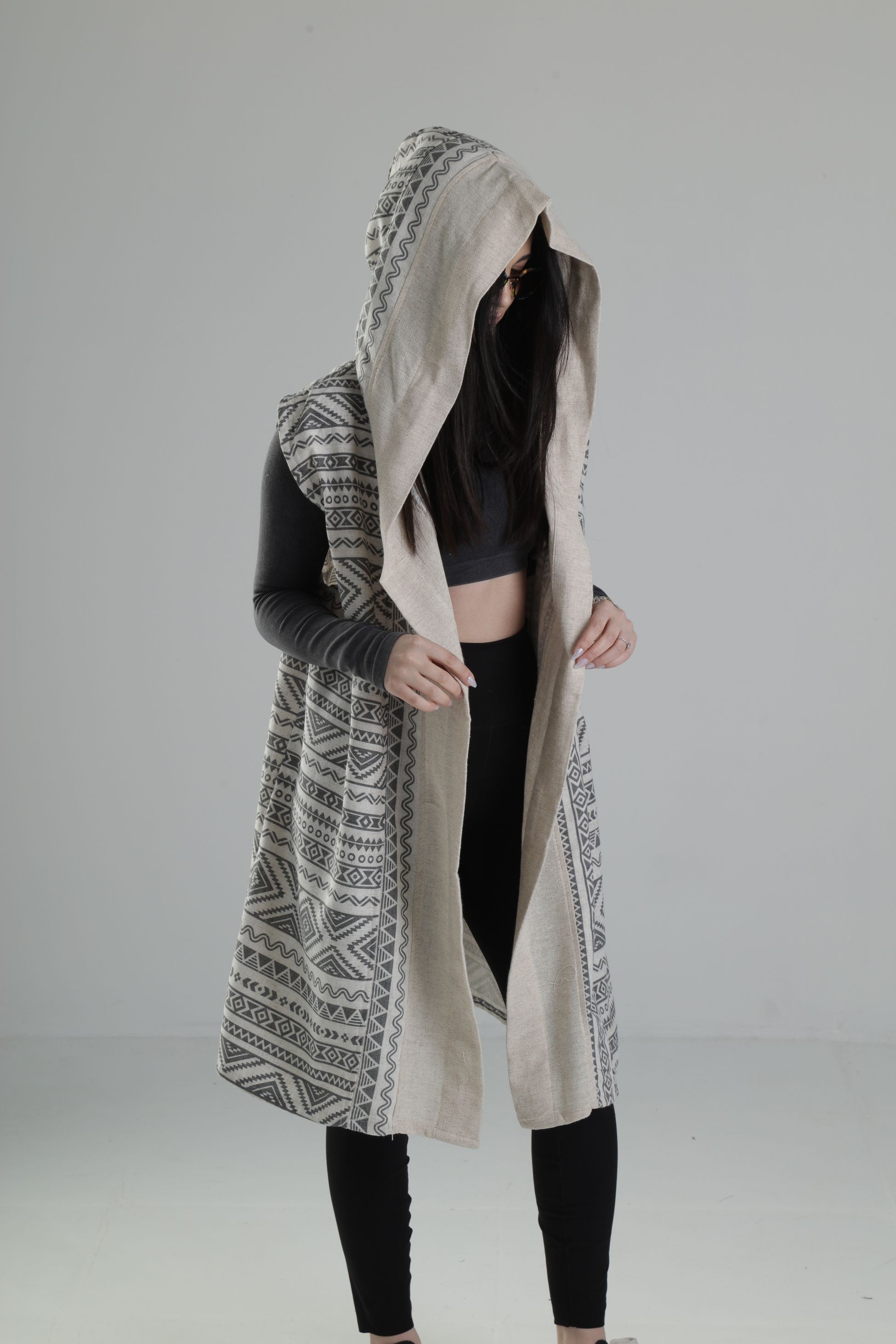 Etnik Desenli Kimono