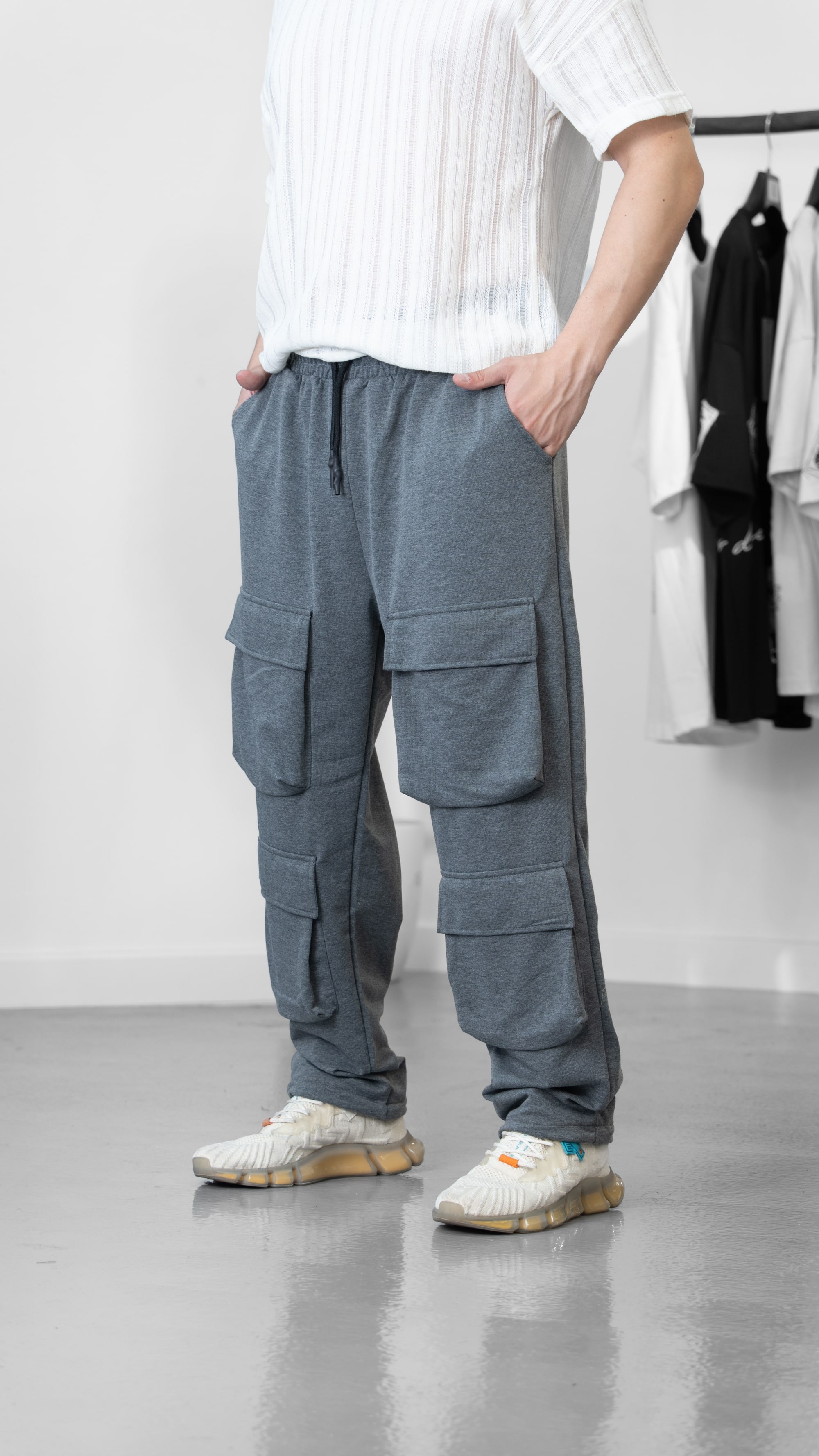 Kargo Cepli Baggy Pantolon