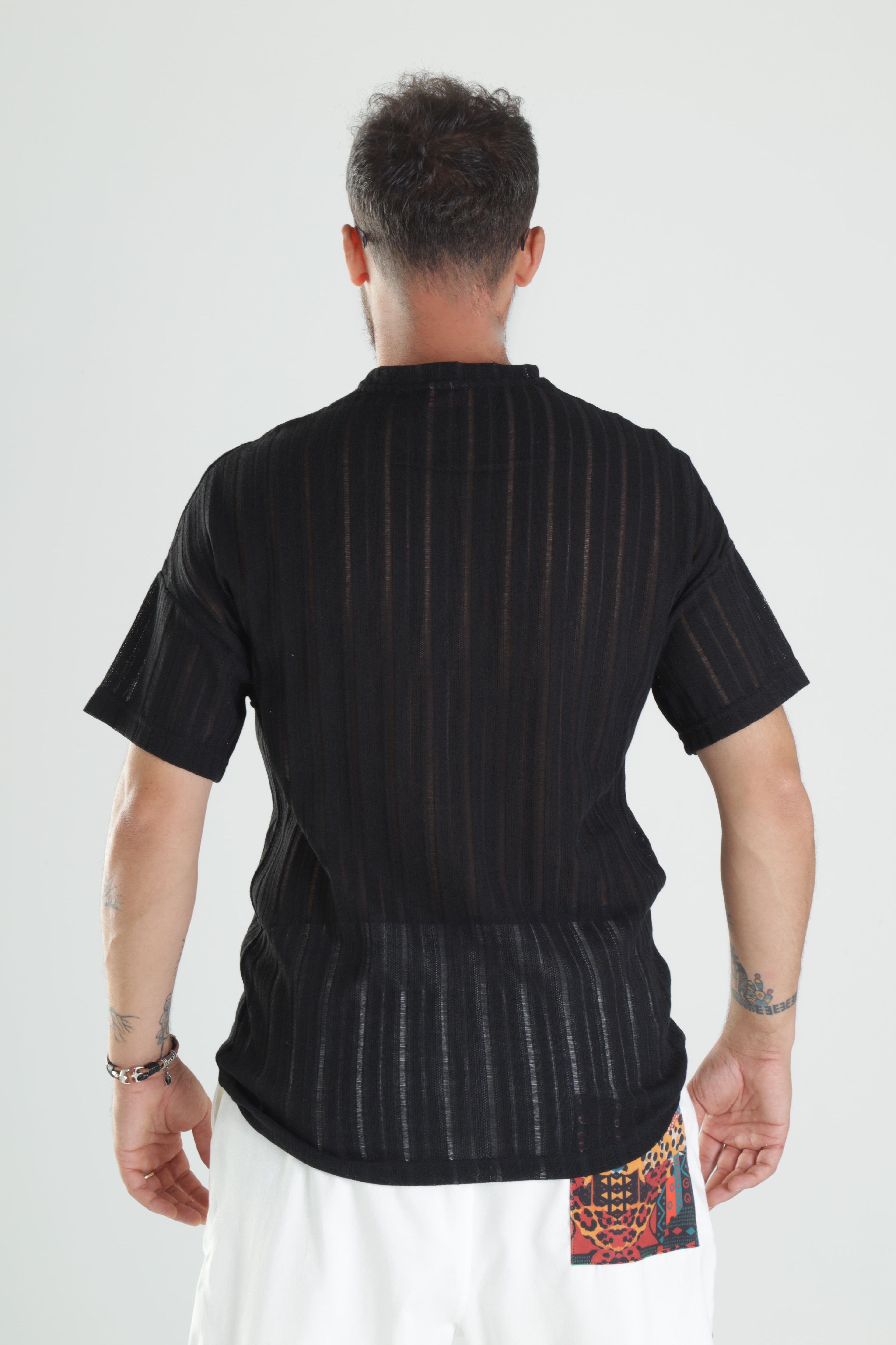 Tasarım Siyah T-Shirt