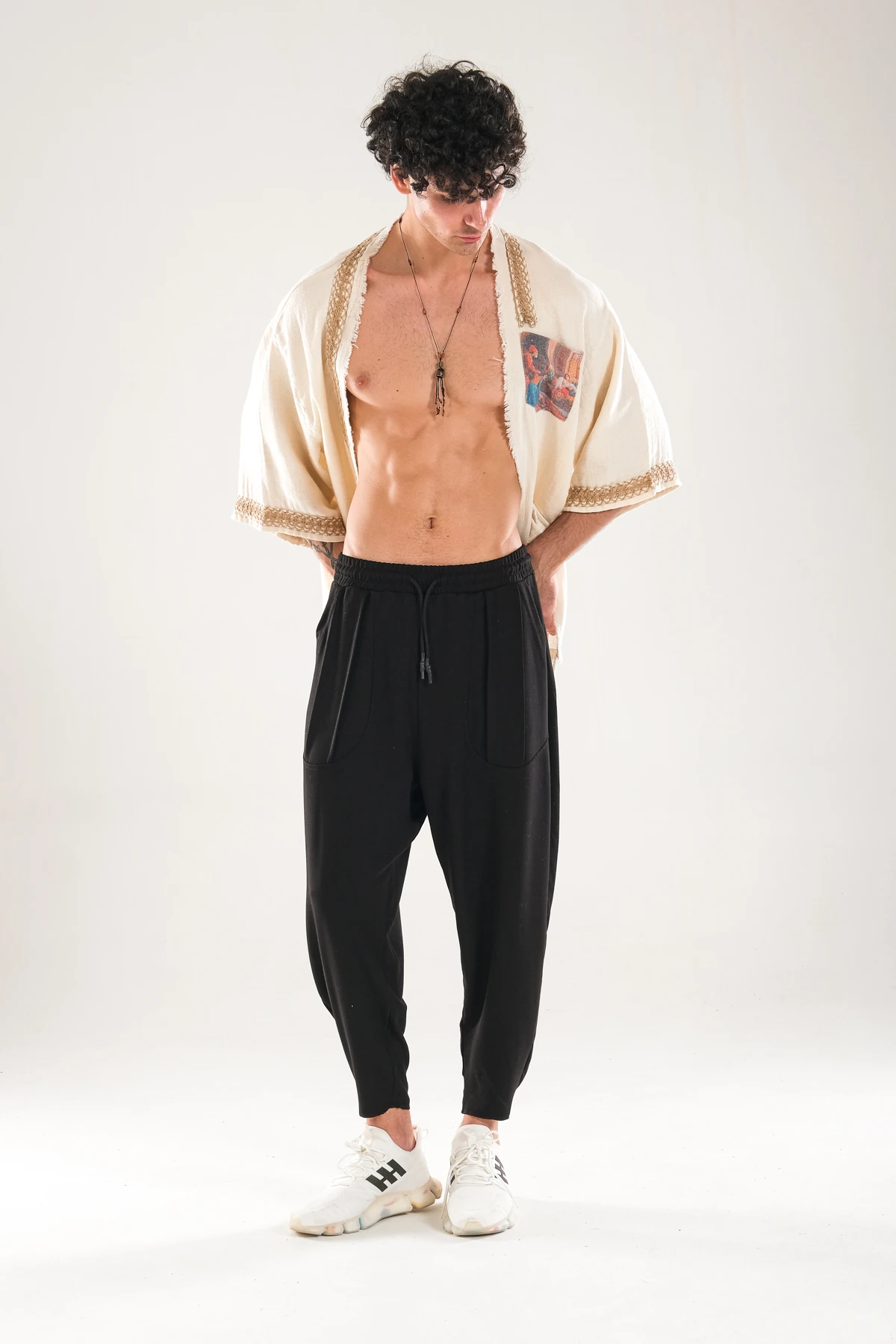 Halat Detaylı Tasarım Kimono
