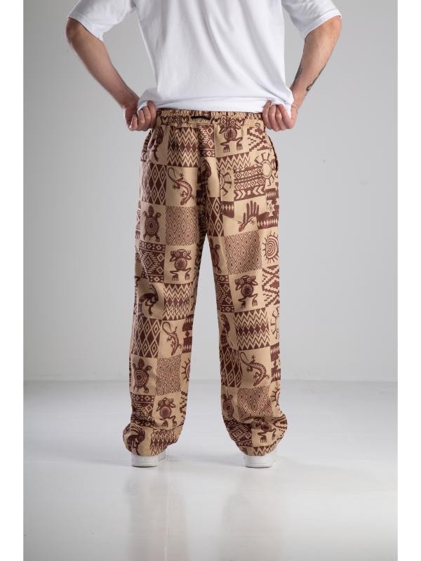 Cocopelli Desenli Baggy Pantolon