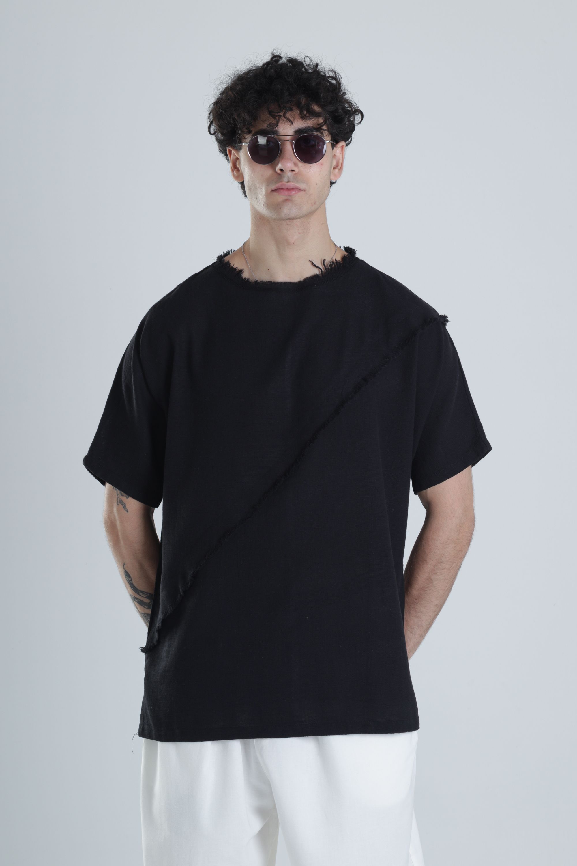 Tasarım Siyah T-Shirt
