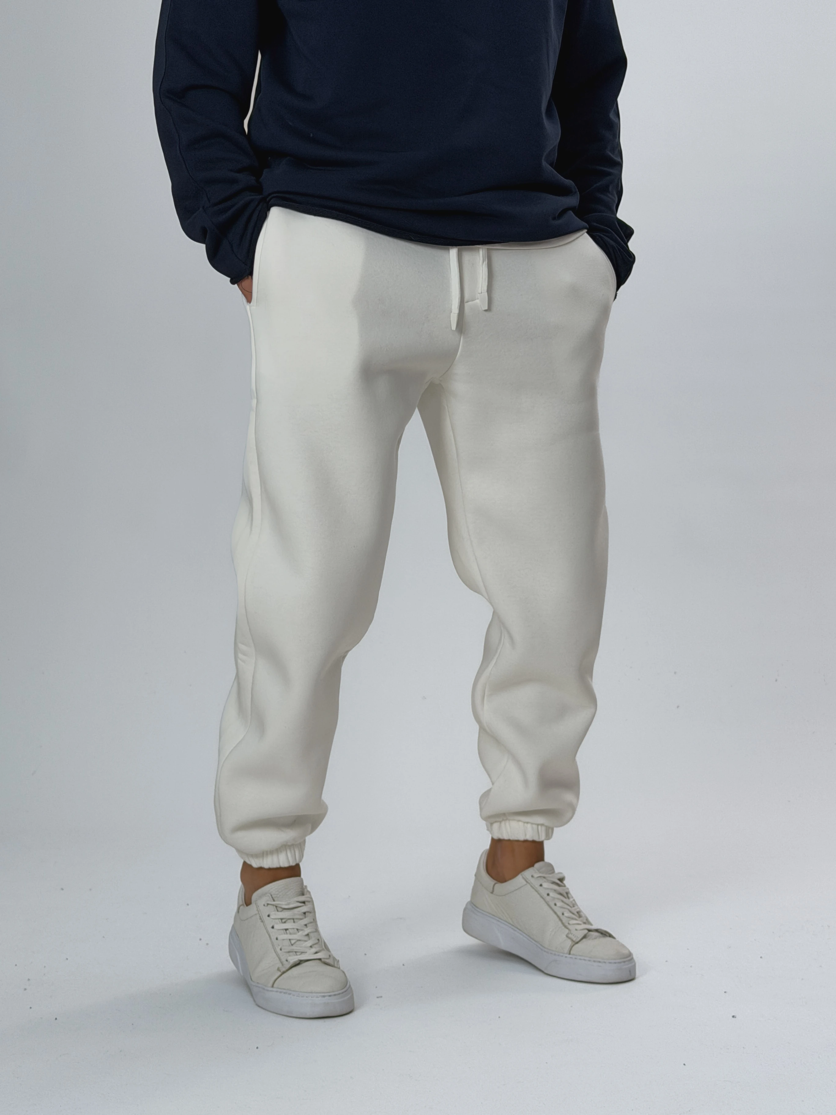 Şardonlu Ekru Erkek Jogger Eşofman COC2551